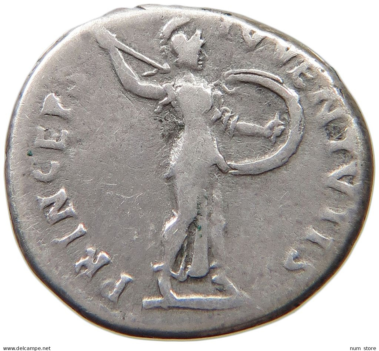 ROME EMPIRE DENAR  Domitianus (81-96) PRINCEP IVVENTVTIS #t110 0337 - The Flavians (69 AD Tot 96 AD)