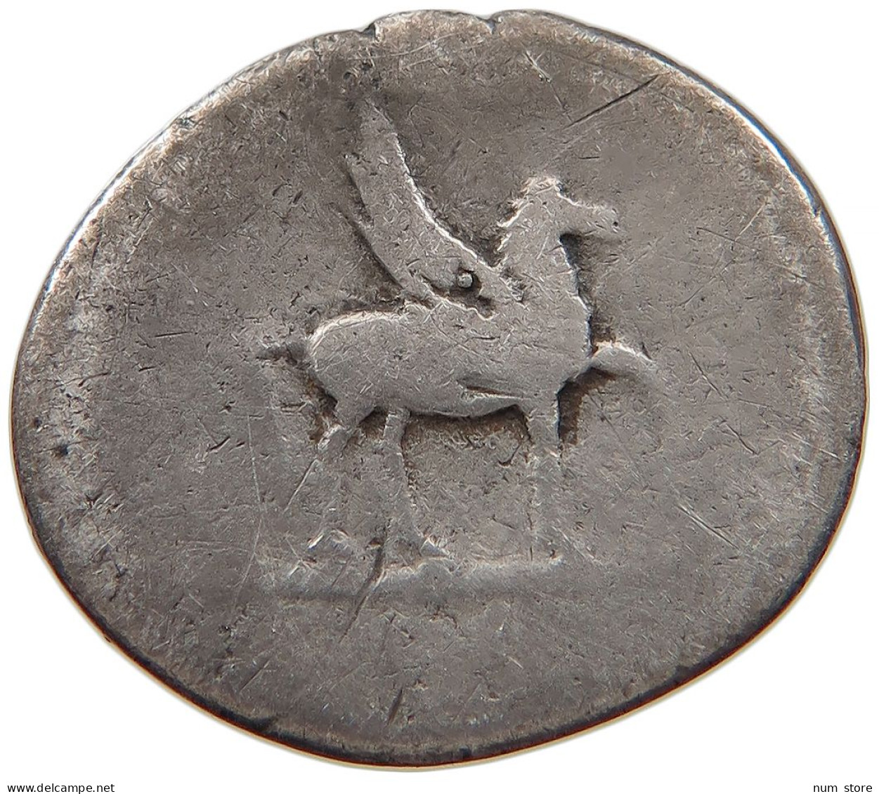 ROME EMPIRE DENAR  Domitianus (81-96) PEGASUS #t013 0233 - Les Flaviens (69 à 96)