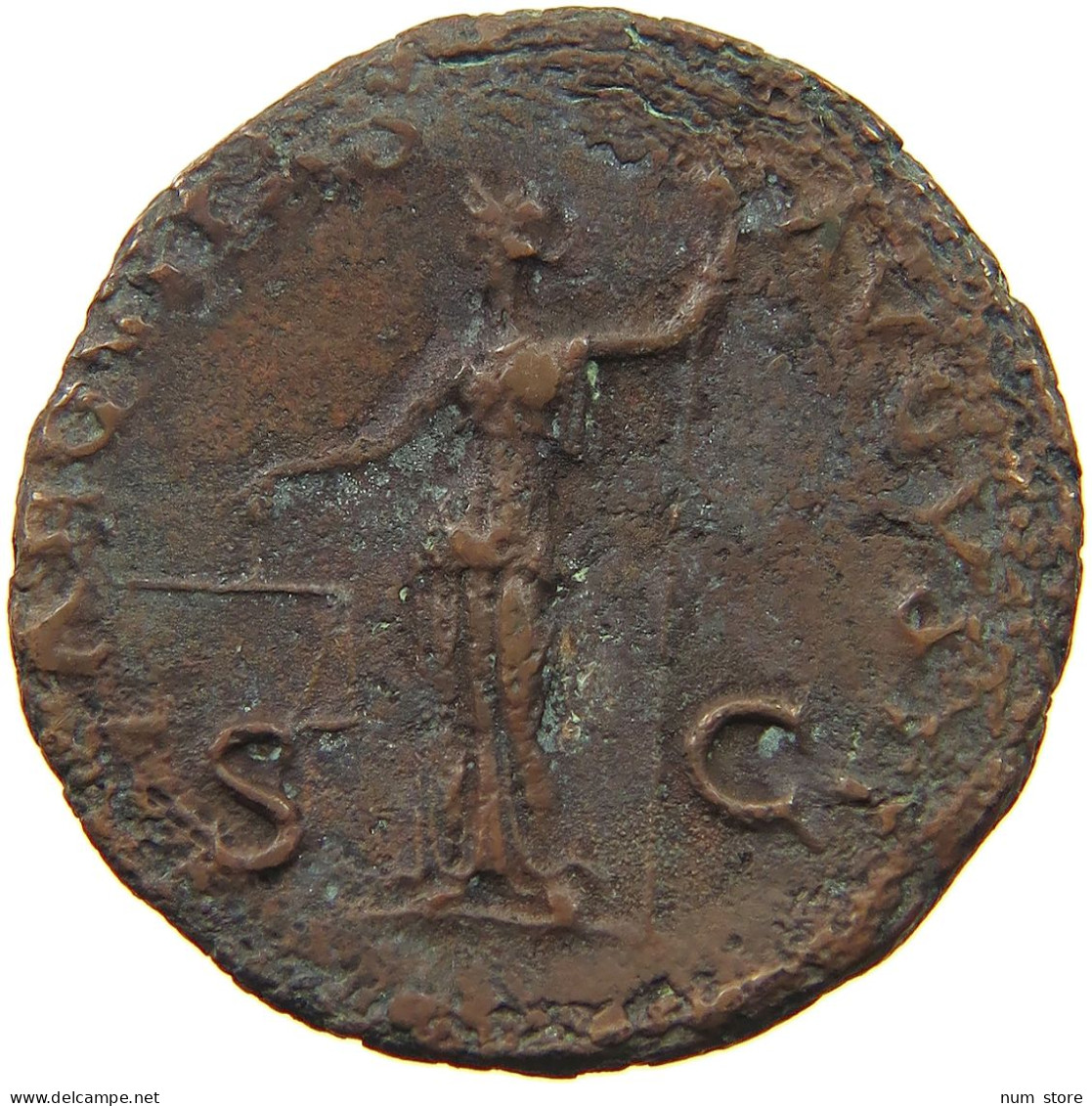 ROME EMPIRE AS  Vespasianus (69-79) SC AEQVITAS AVGVSTI #t141 0101 - Die Flavische Dynastie (69 / 96)