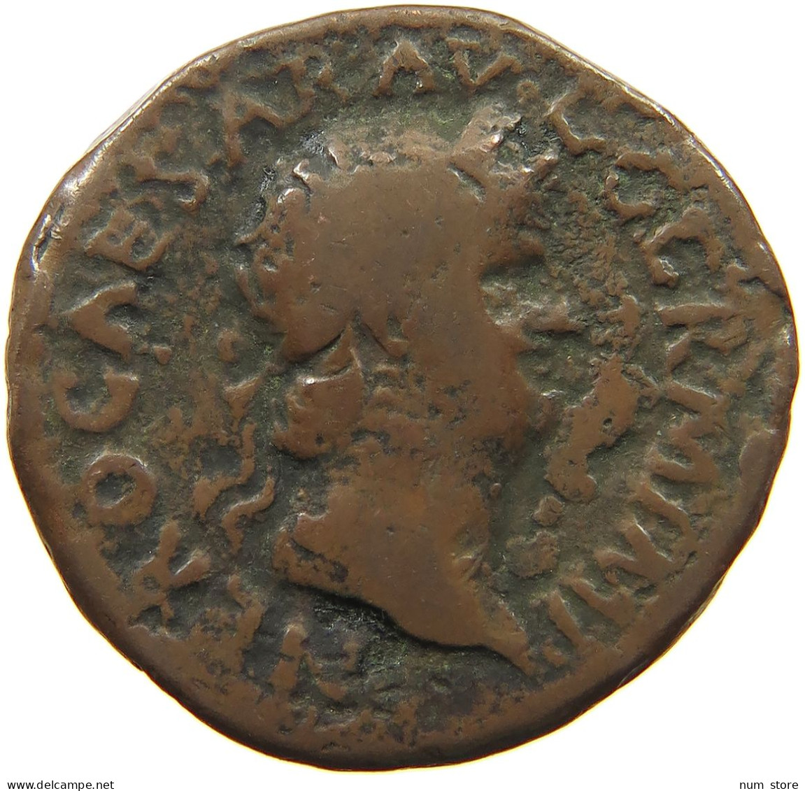 ROME EMPIRE AS  Nero (54-68) JANUS GATE #t141 0115 - The Julio-Claudians (27 BC To 69 AD)