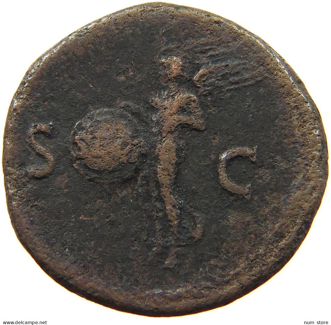 ROME EMPIRE AS  Nero (54-68) VICTORY GLOBE #t151 0251 - The Julio-Claudians (27 BC Tot 69 AD)