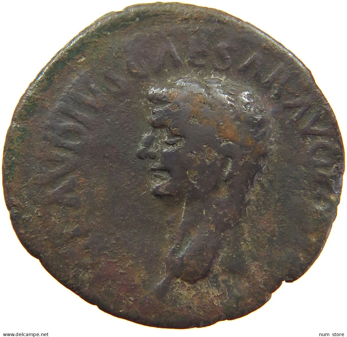 ROME EMPIRE AS  Claudius I. (41-54) MINERVA SPEAR #t150 0379 - La Dinastia Giulio-Claudia Dinastia (-27 / 69)