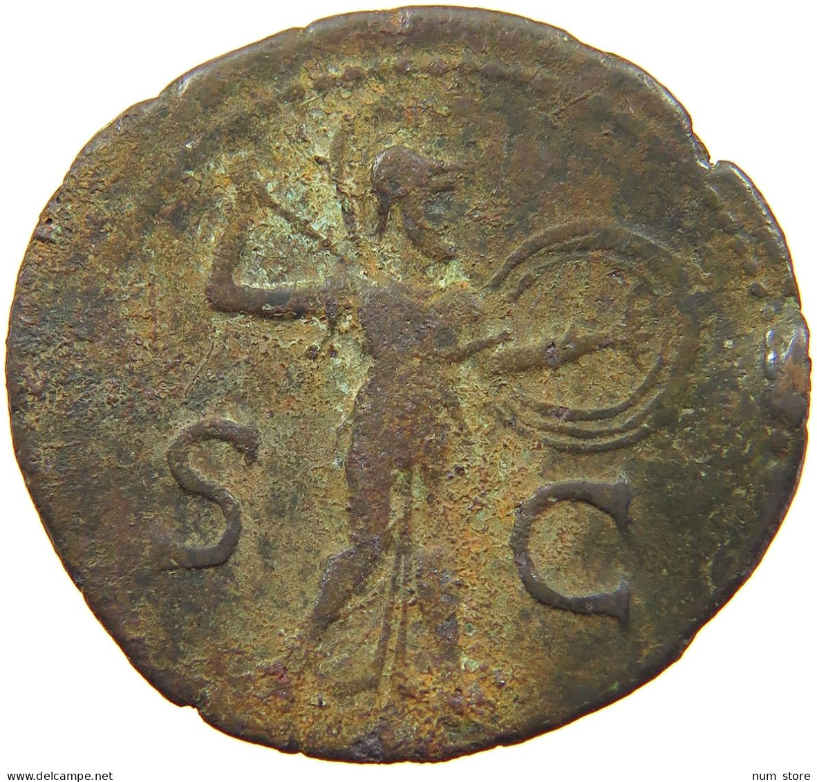 ROME EMPIRE AS  Claudius I. (41-54) MINERVA SPEAR #t150 0379 - Die Julio-Claudische Dynastie (-27 / 69)