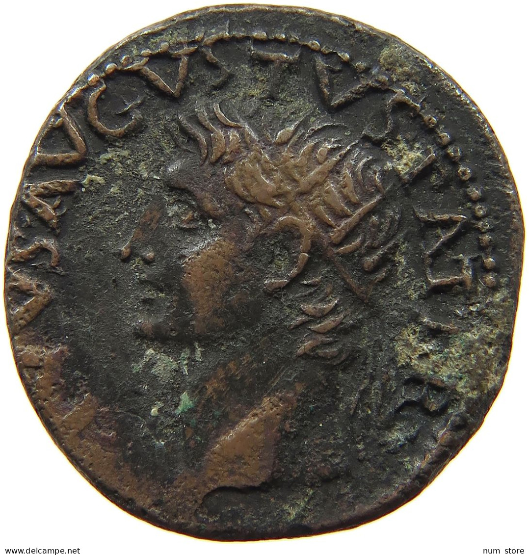 ROME EMPIRE AS  Augustus (27BC-14AD) EAGLE ON GLOBE #t151 0329 - La Dinastia Giulio-Claudia Dinastia (-27 / 69)
