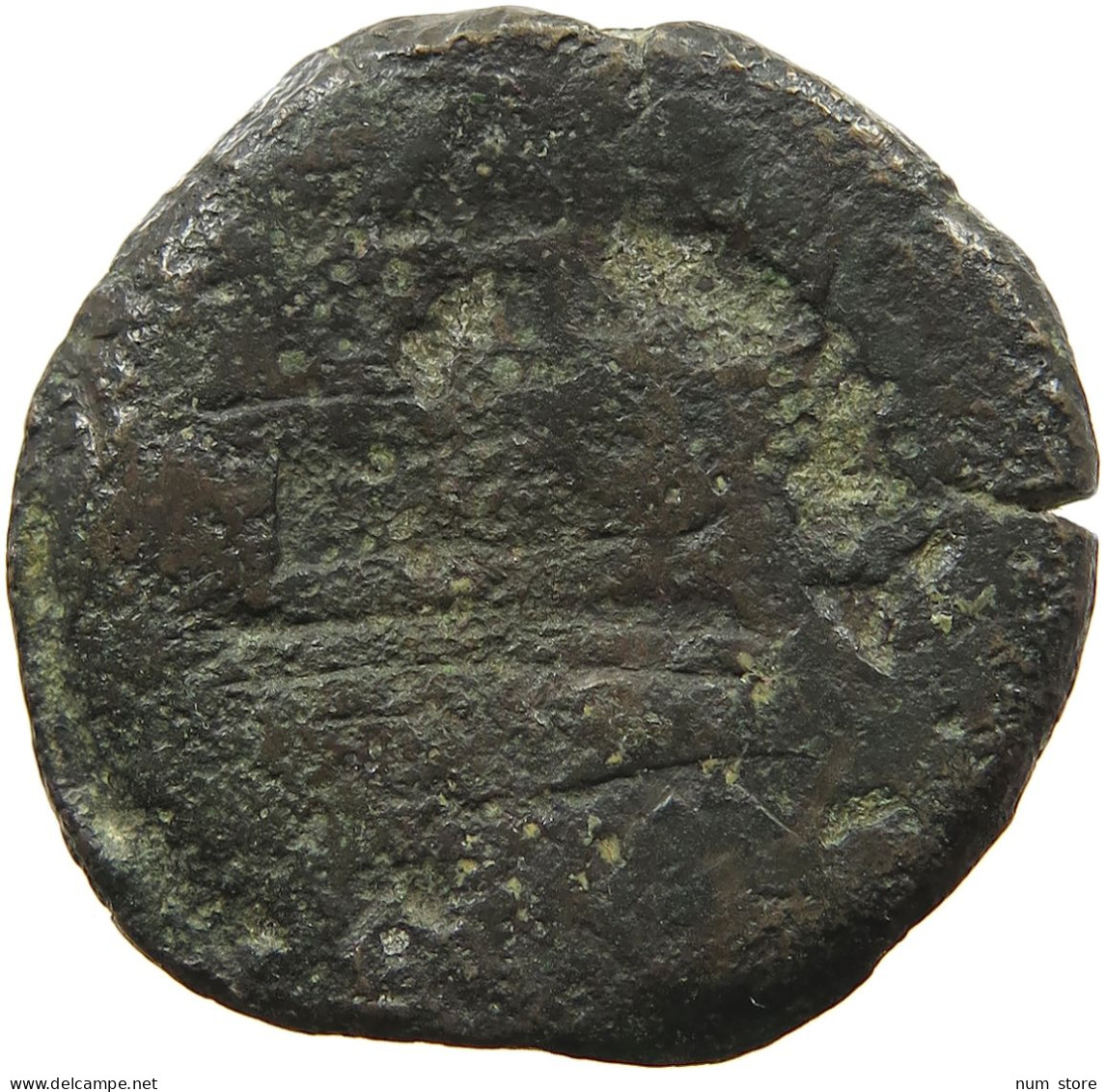 ROME REPUBLIC AE  GALLEY #s057 0387 - Republic (280 BC To 27 BC)