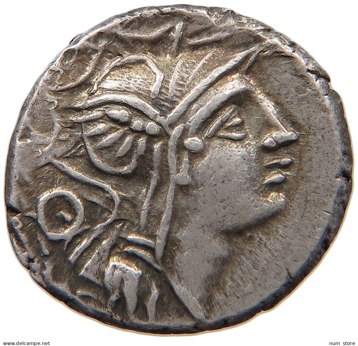 ROME REPUBLIC DENAR  D. Silanus (91 BC) SILANVS L F / ROMA #t117 0129 - Röm. Republik (-280 / -27)