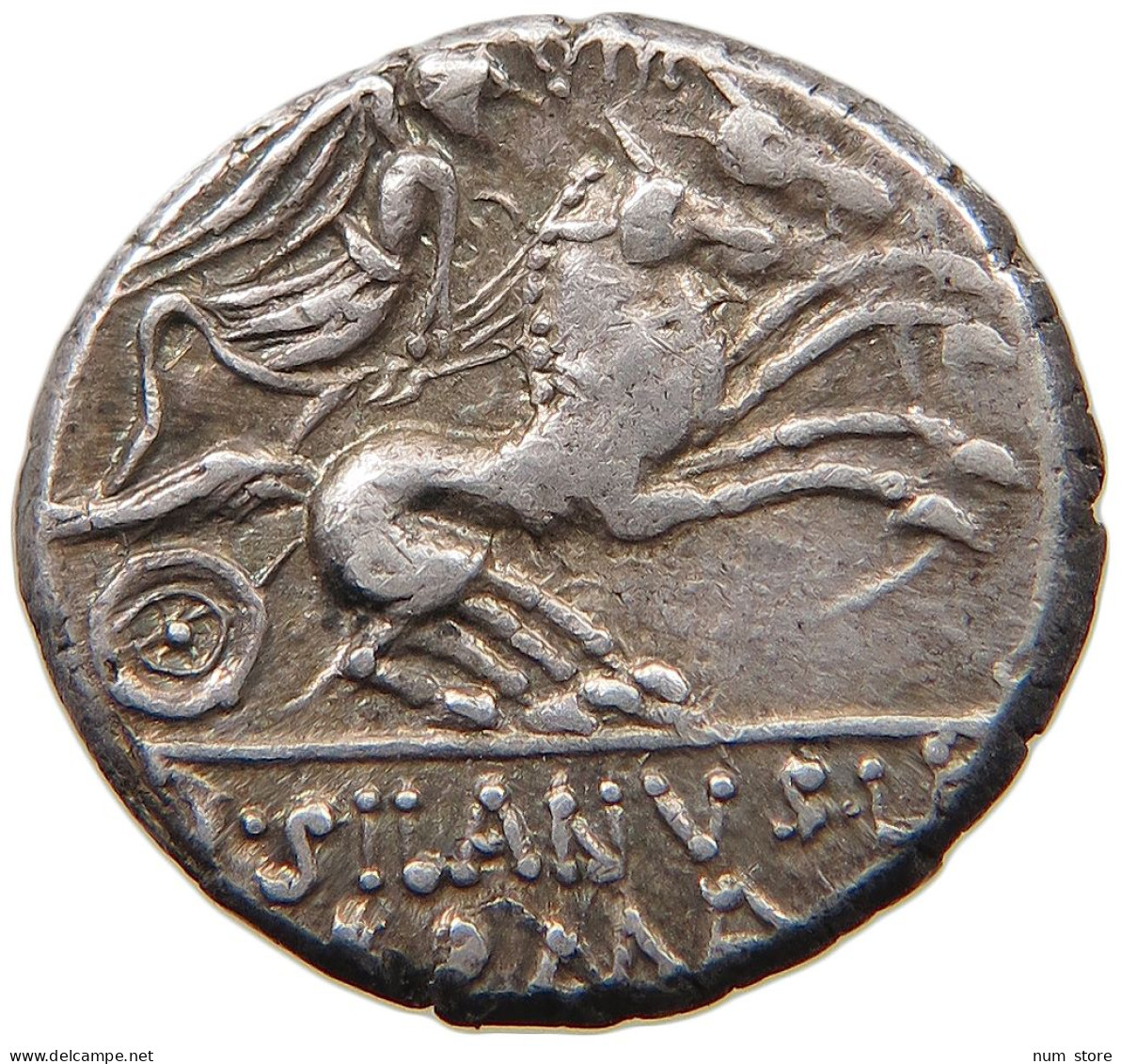 ROME REPUBLIC DENAR  D. Silanus (91 BC) SILANVS L F / ROMA #t117 0129 - Repubblica (-280 / -27)