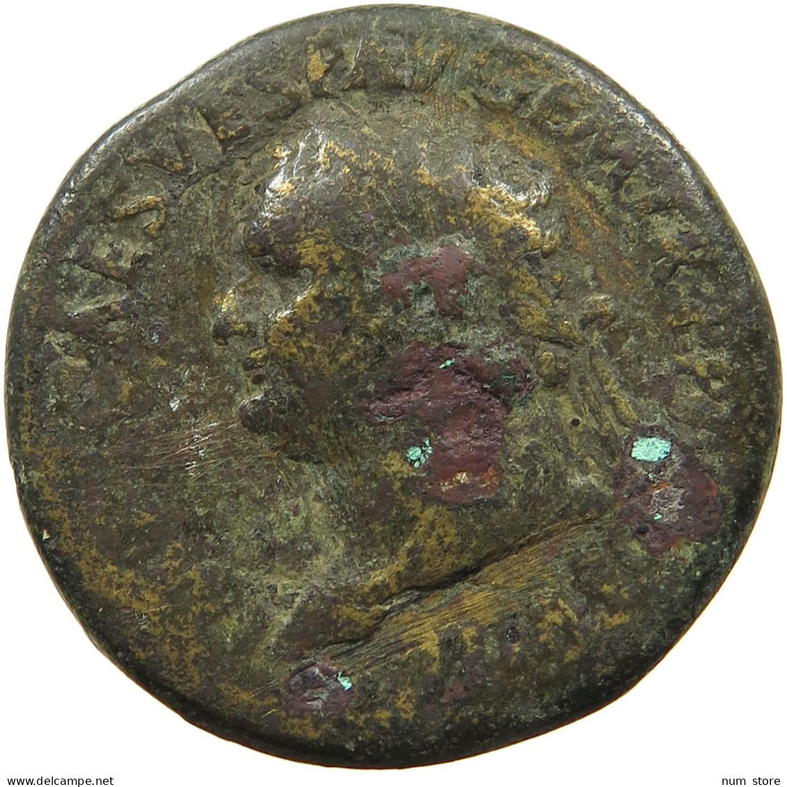 ROME EMPIRE SESTERTIUS  Titus, (69-81) ANNONA AVG RIC 137 #t137 0117 - The Flavians (69 AD To 96 AD)