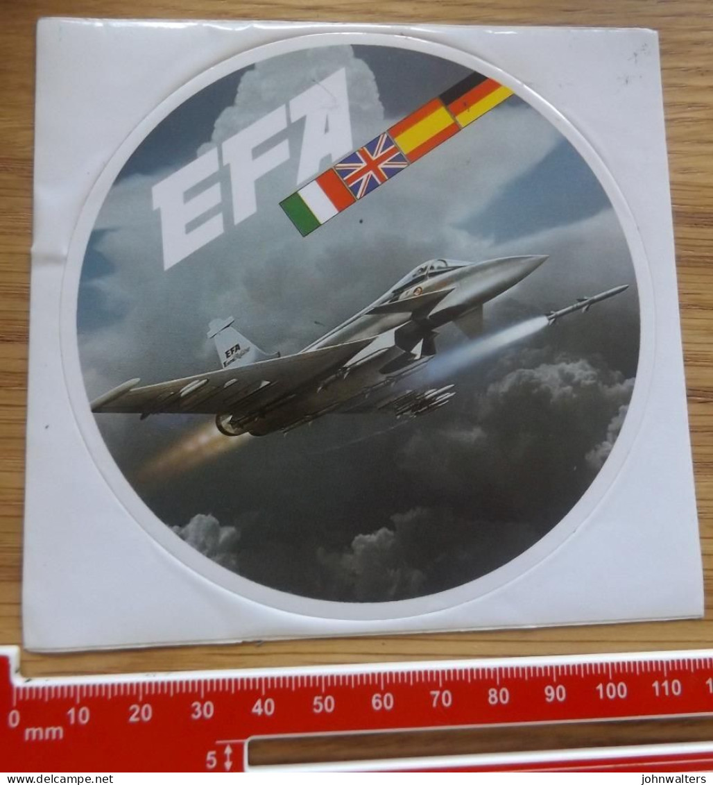 EFA Eurofighter Adhesive Sticker 100mm - Aviation