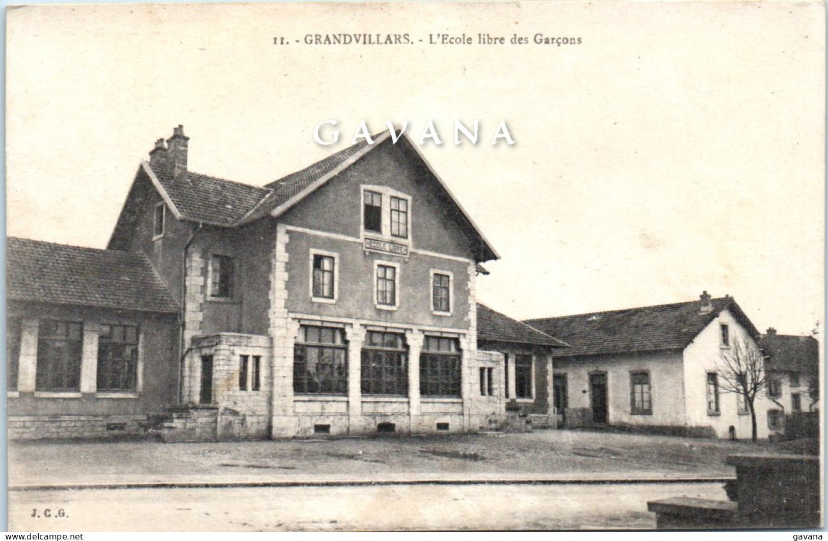 90 GRANDVILLARS - L'école Libre Des Garçons - Grandvillars
