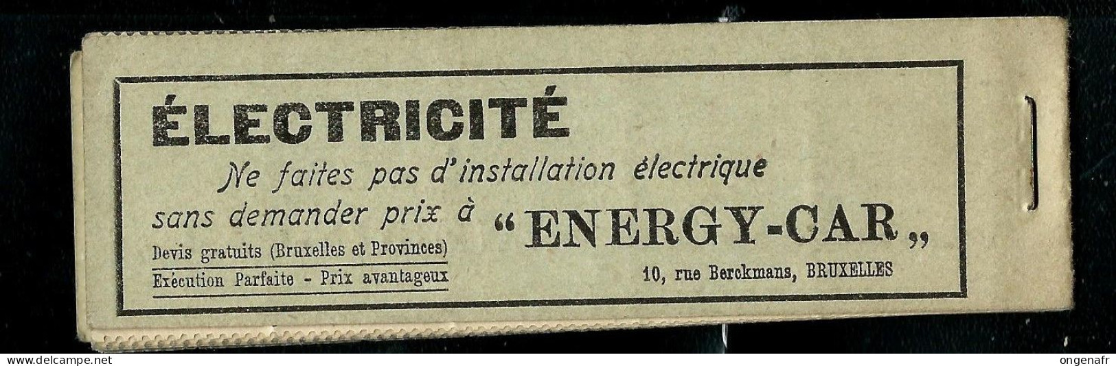 Carnet : N° A 10 B  Electricité ENERGY-CAR - Moteurs Et Chauffage - 1907-1941 Oude [A]