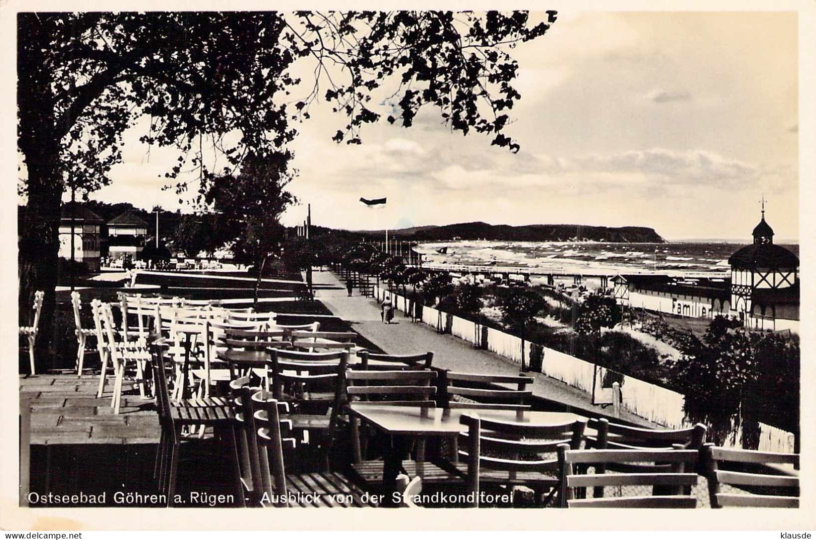 Göhren A.Rügen -Ausblick Von Der Strandkonditorei  Gel.1935 - Göhren