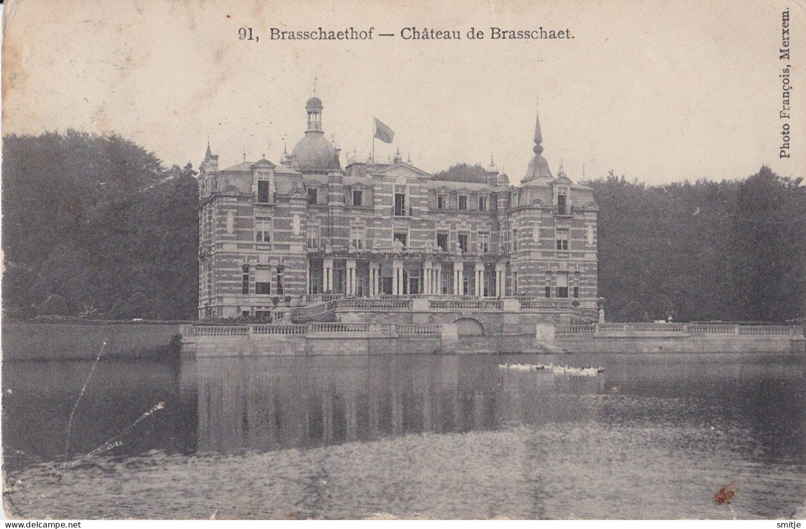 BRASSCHAAT 1912 BRASSCHAETHOF - CHATEAU DE BRASSCHAET - FRANCOIS MERKSEM - Brasschaat