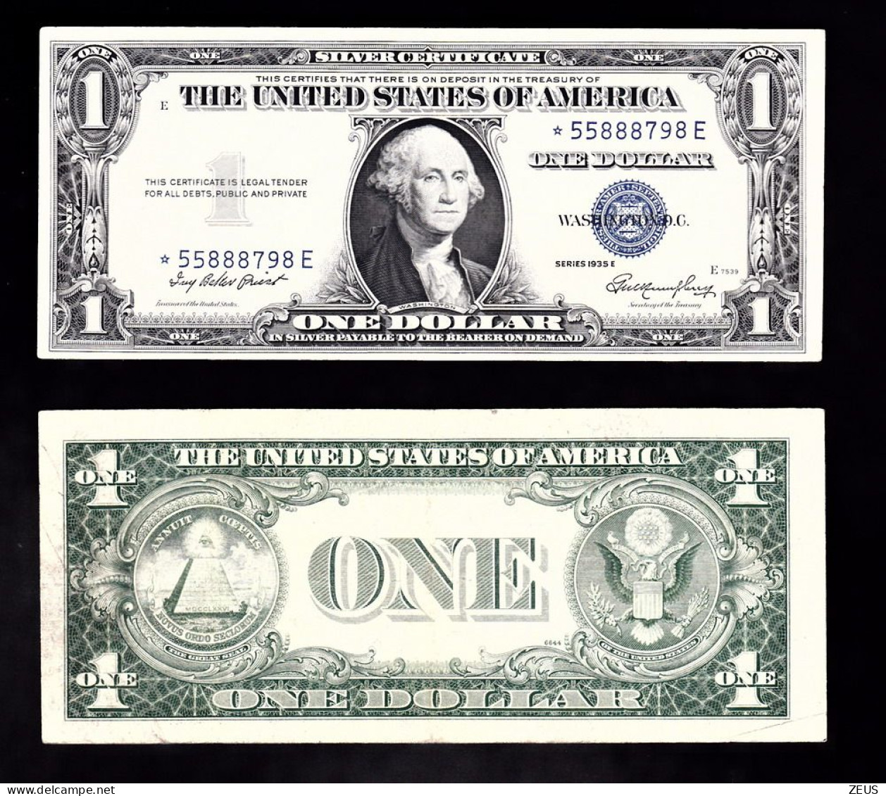 USA 1 DOLLARO 1935 PIK 4162D2E REPLACEMENT  SPL - Biglietti Degli Stati Uniti (1928-1953)