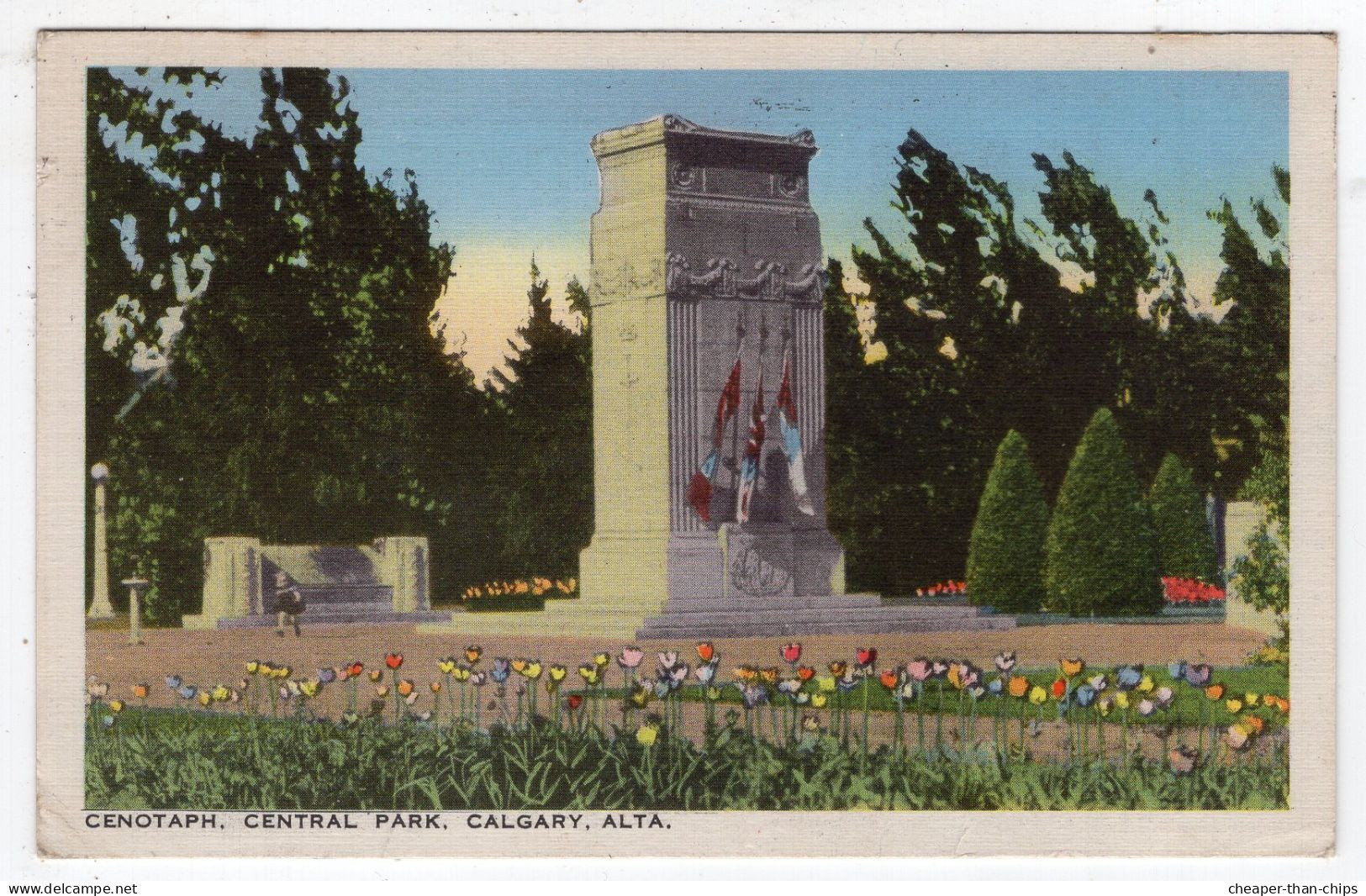 CALGARY - Cenotaph, Central Park - Slogan Cancellation - Calgary