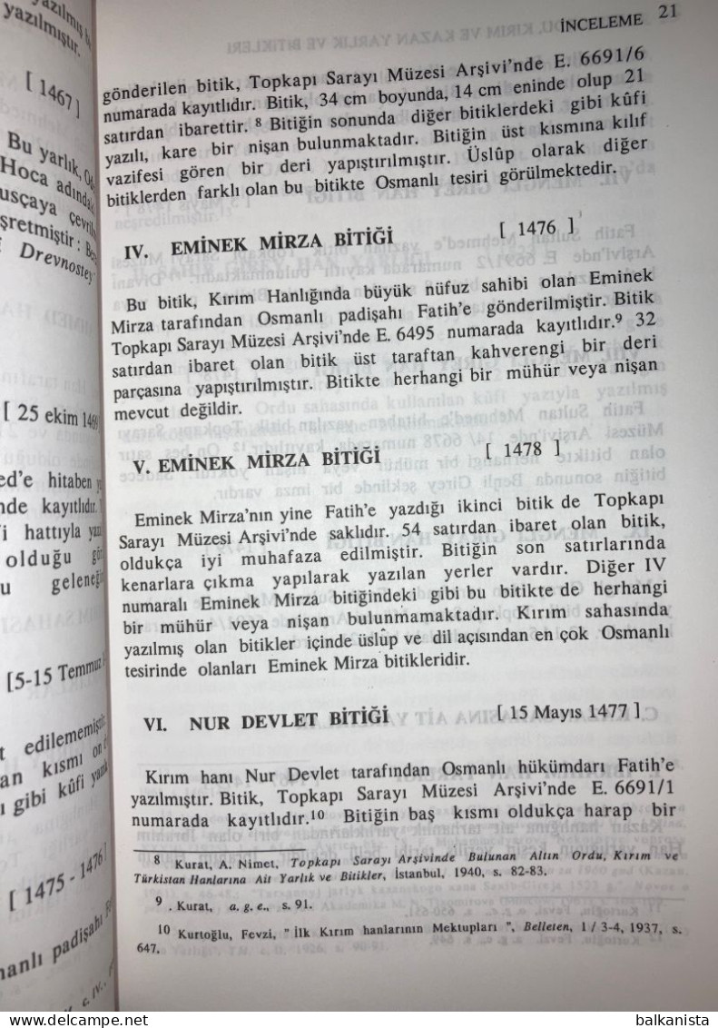 Altin Ordu Kirim Ve Kazan Sahasina Ait Yarlik Ve Bitiklerin Dil Ve Uslup Incelemesi - Cultura