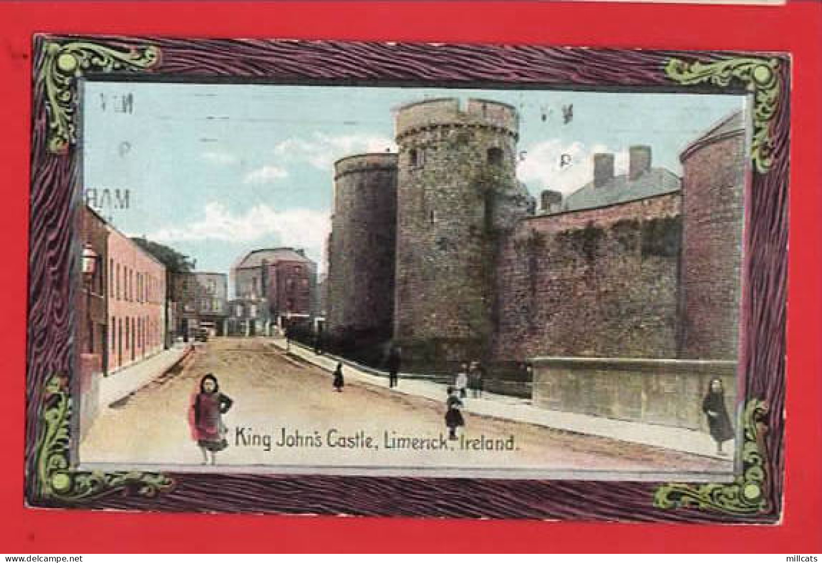 IRELAND  LIMERICK    KING JOHN'S CASTLE    Pu 1910 - Limerick
