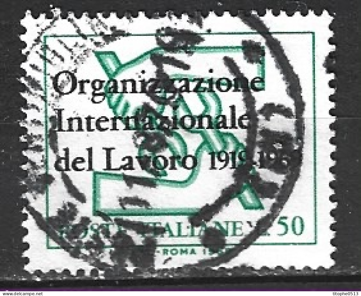 ITALIE. N°1037 De 1969 Oblitéré. OIT. - IAO