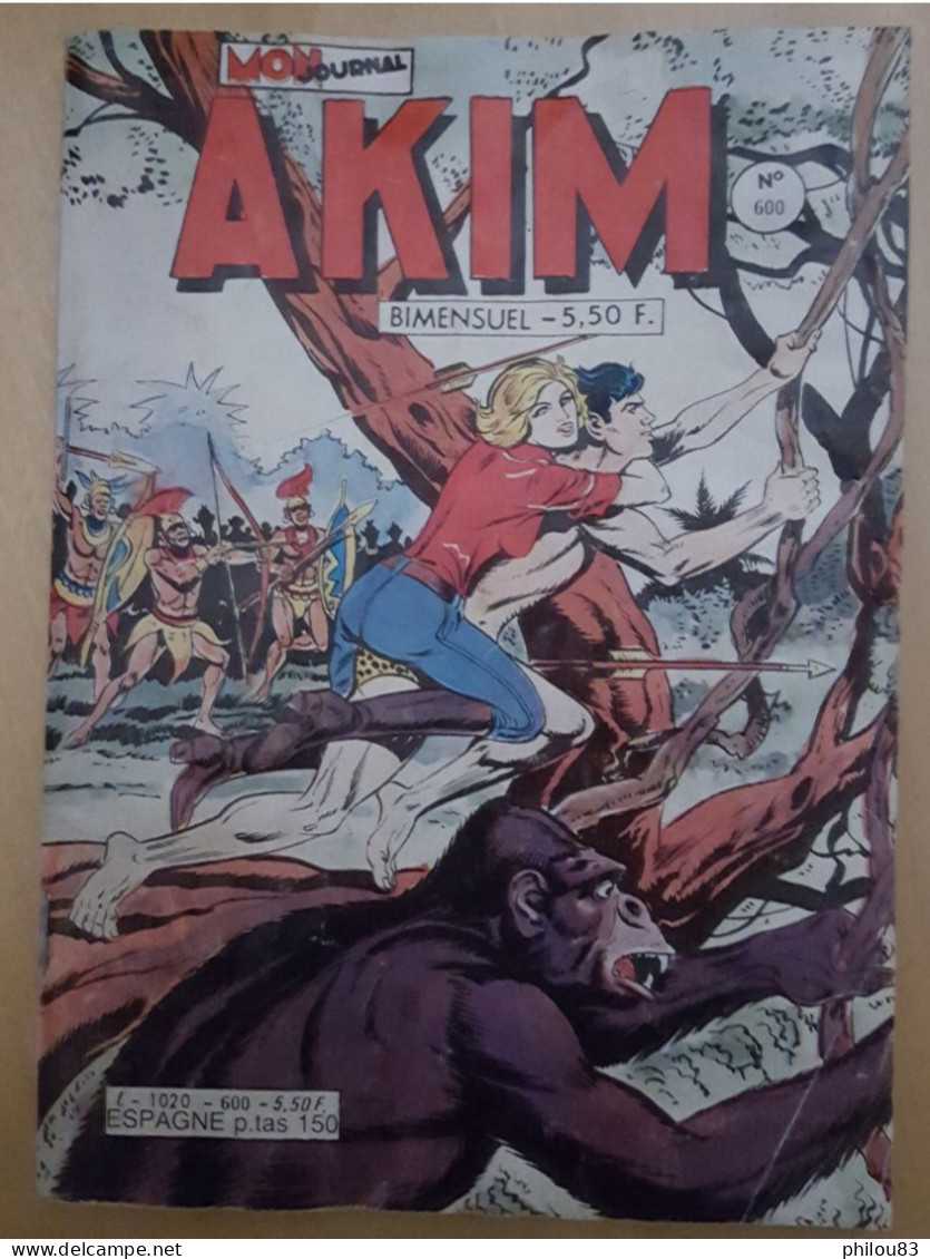 Akim N° 600 - Mon Journal - Juin 1984 - BE - Akim