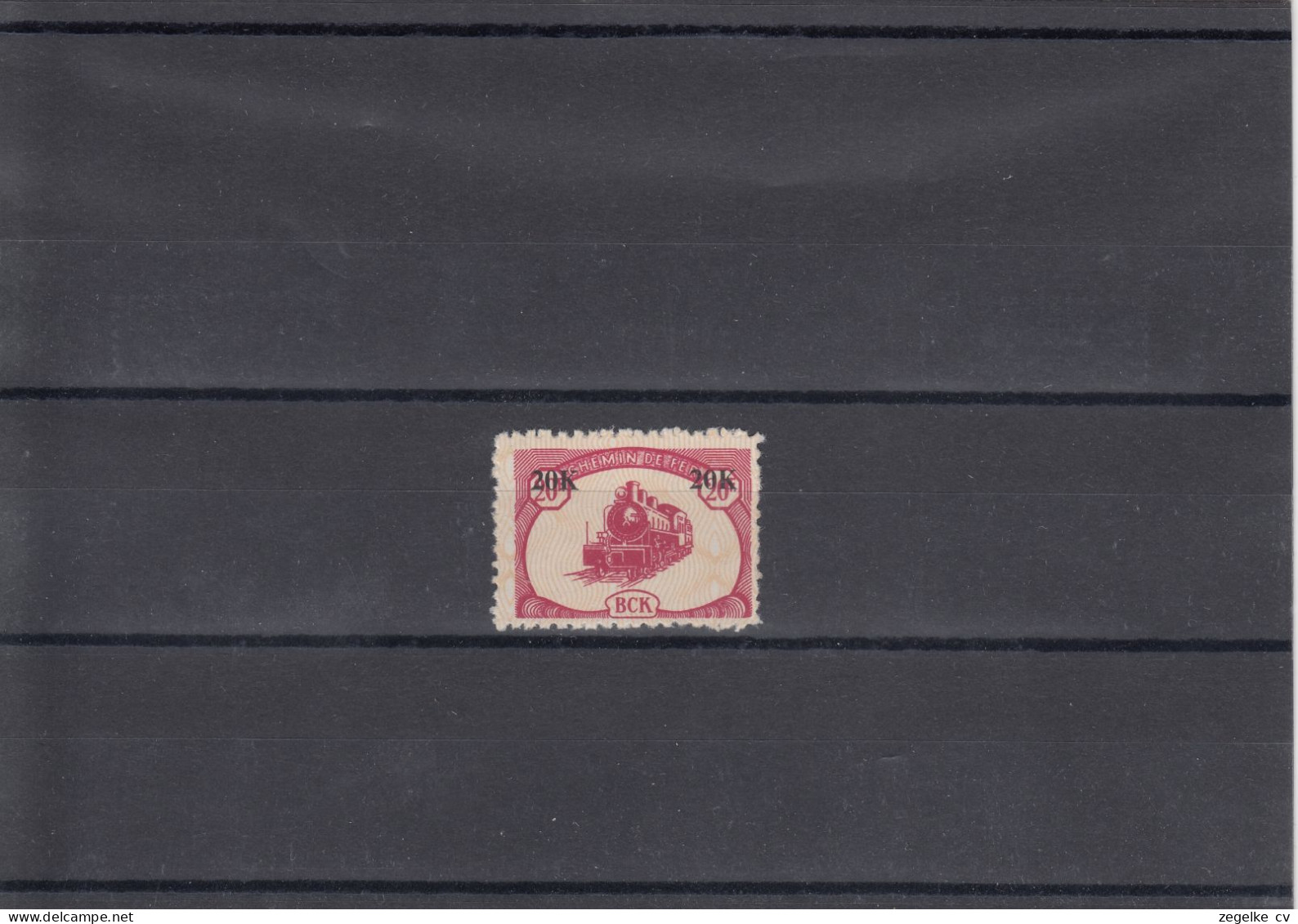 CP41 **onregelmatige Tanding - OBP € 150 - Parcel Post