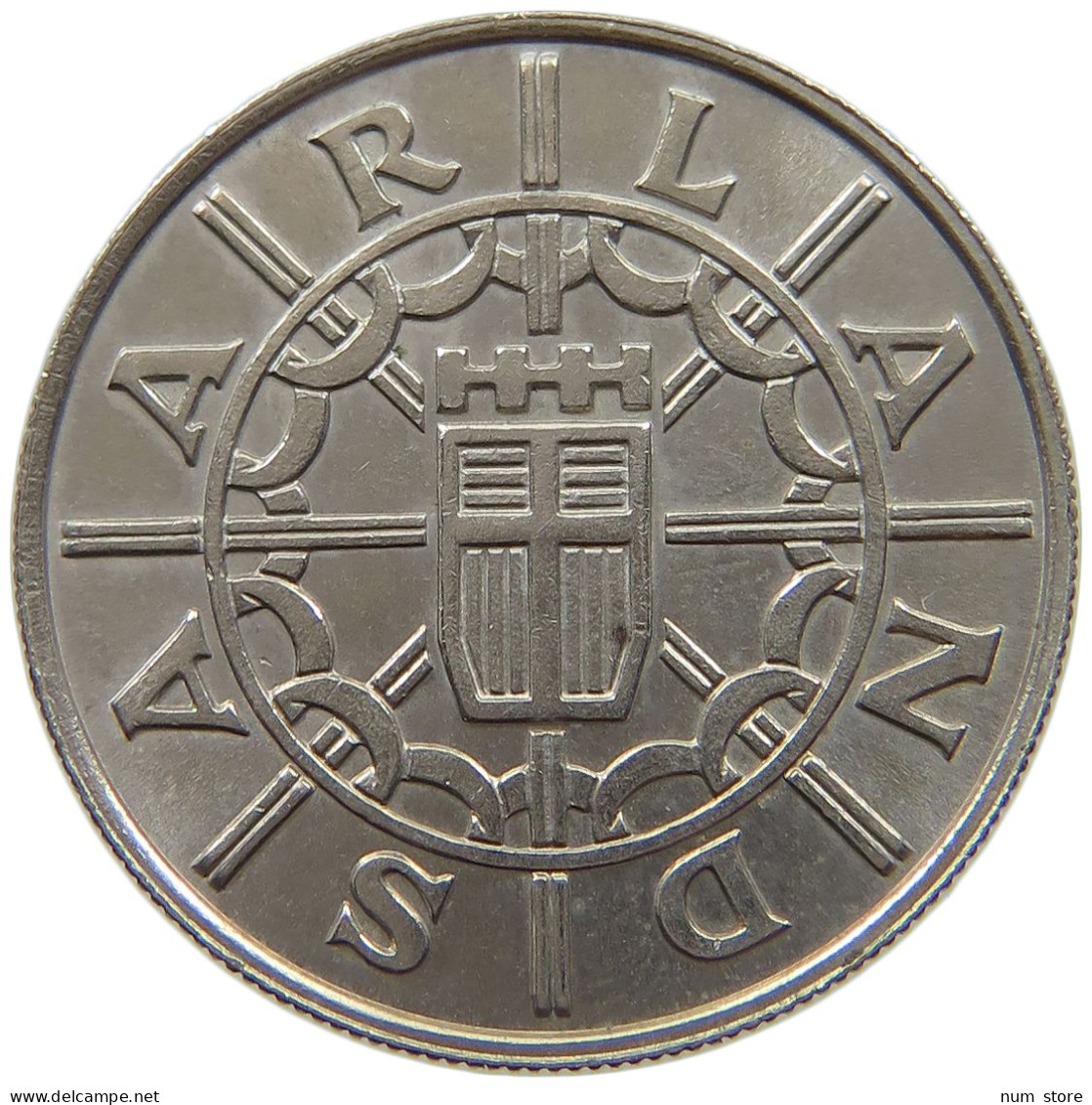 SAARLAND 100 FRANKEN 1955  #a089 0571 - 100 Franchi