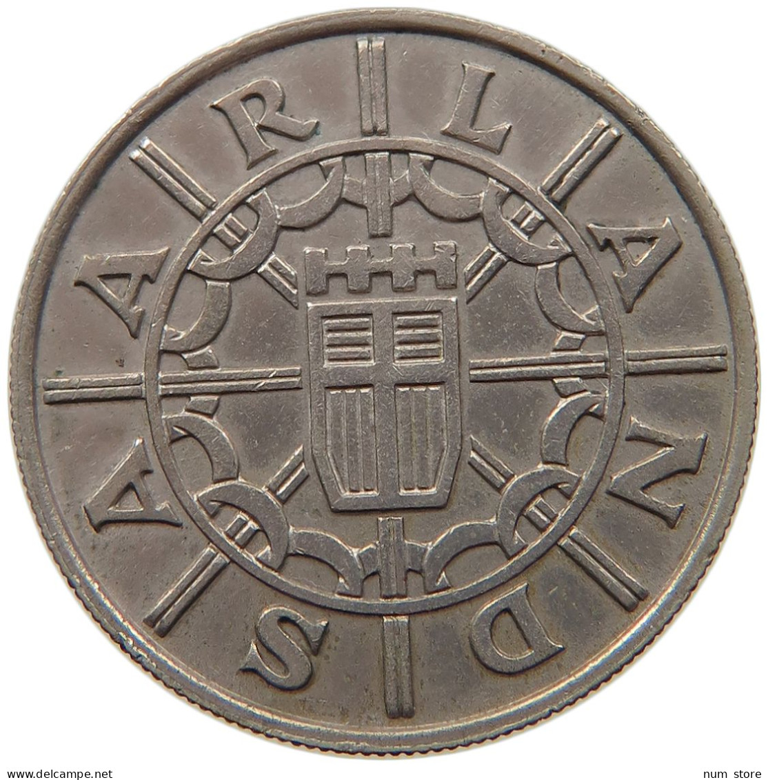 SAARLAND 100 FRANKEN 1955  #s003 0257 - 100 Franken