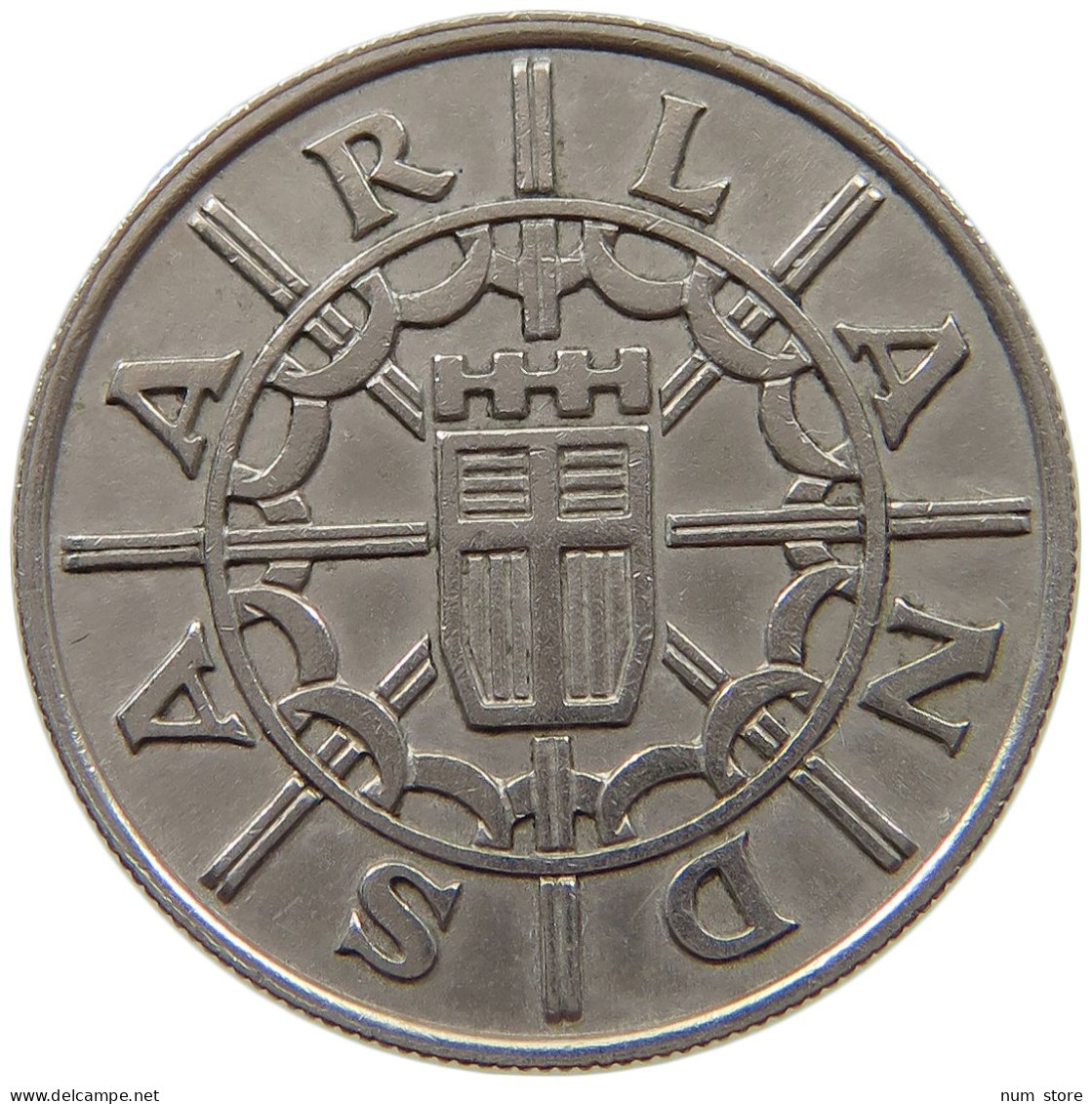 SAARLAND 100 FRANKEN 1955  #a043 0305 - 100 Francos