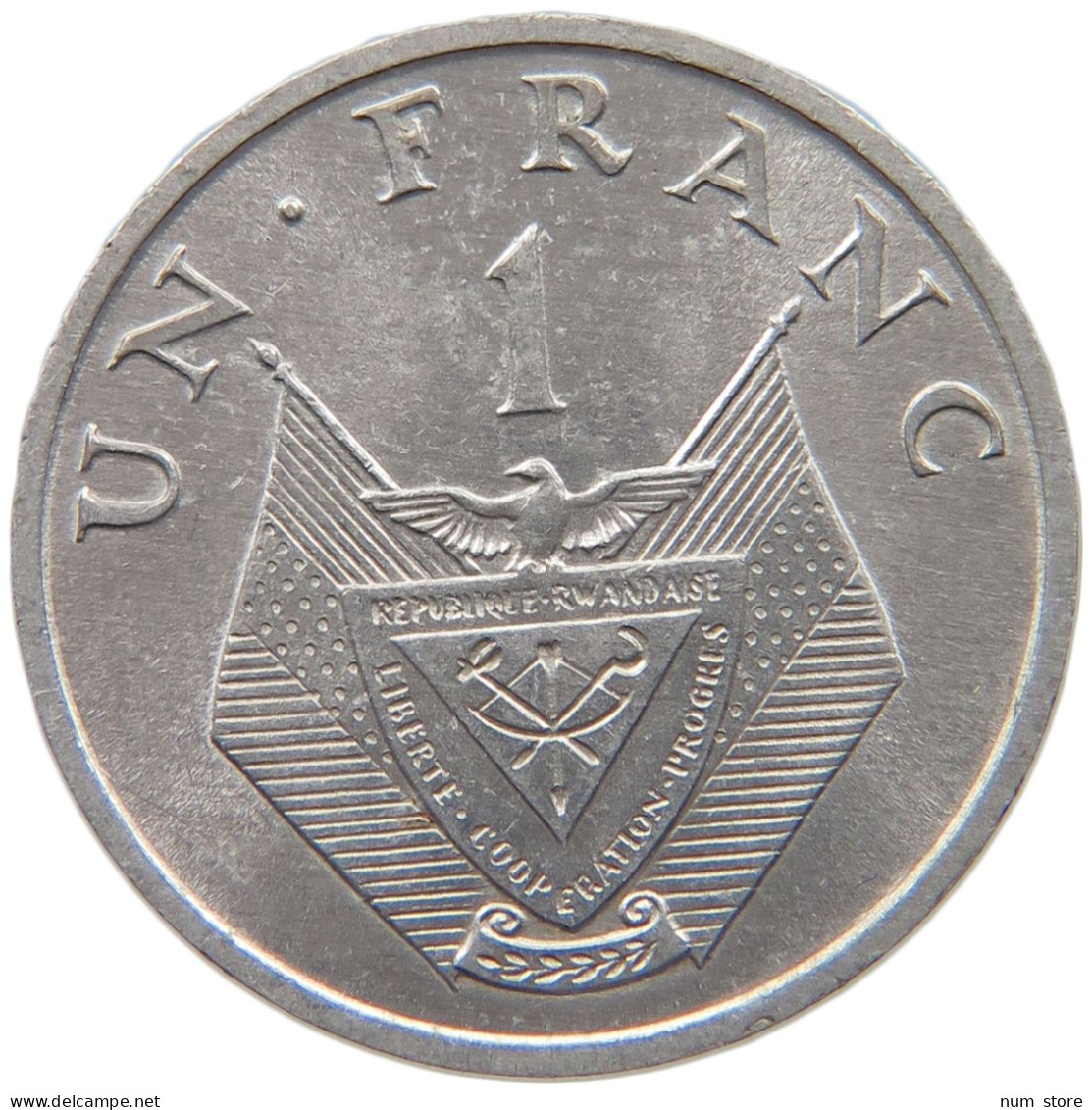 RWANDA FRANC 1974  #c014 0553 - Rwanda