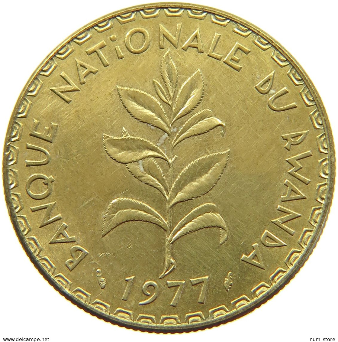 RWANDA 50 FRANCS 1977  #c055 0185 - Rwanda