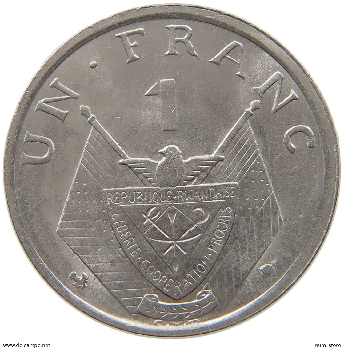 RWANDA FRANC 1965  #s070 0473 - Rwanda