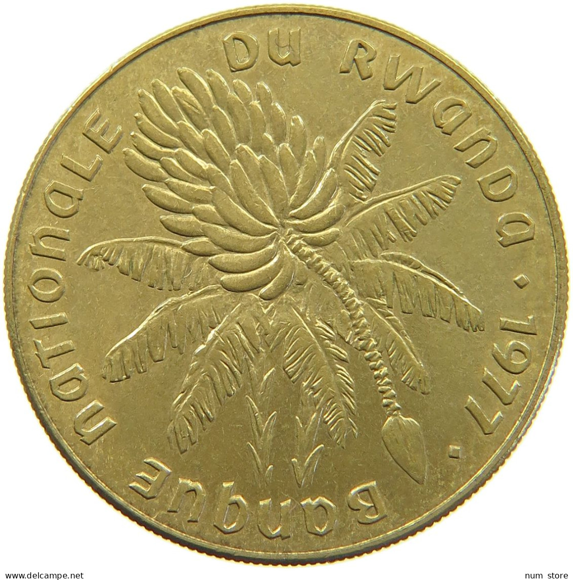 RWANDA 20 FRANCS 1977  #c015 0129 - Rwanda