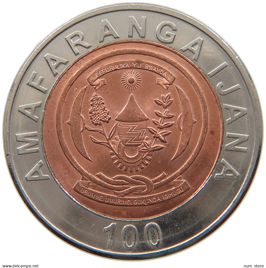 RWANDA 100 FRANCS 2007  #a034 0529 - Rwanda