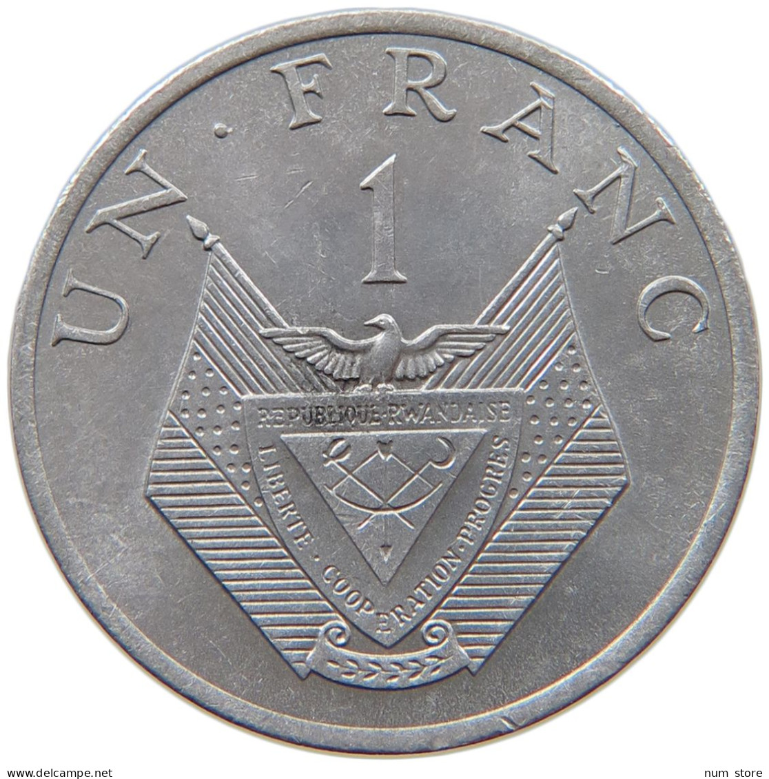 RWANDA FRANC 1977  #s018 0105 - Rwanda