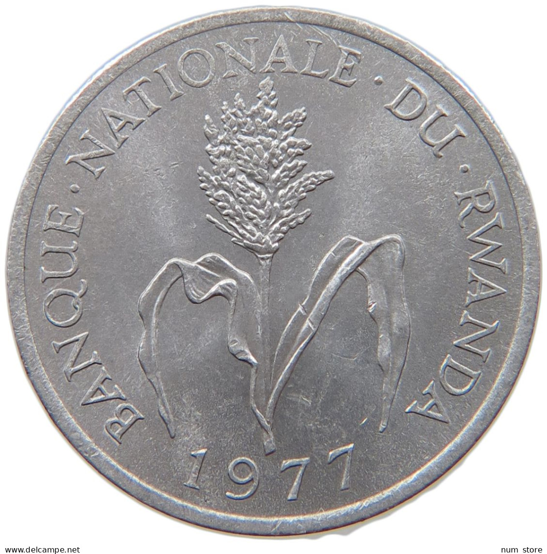 RWANDA FRANC 1977  #s018 0105 - Rwanda