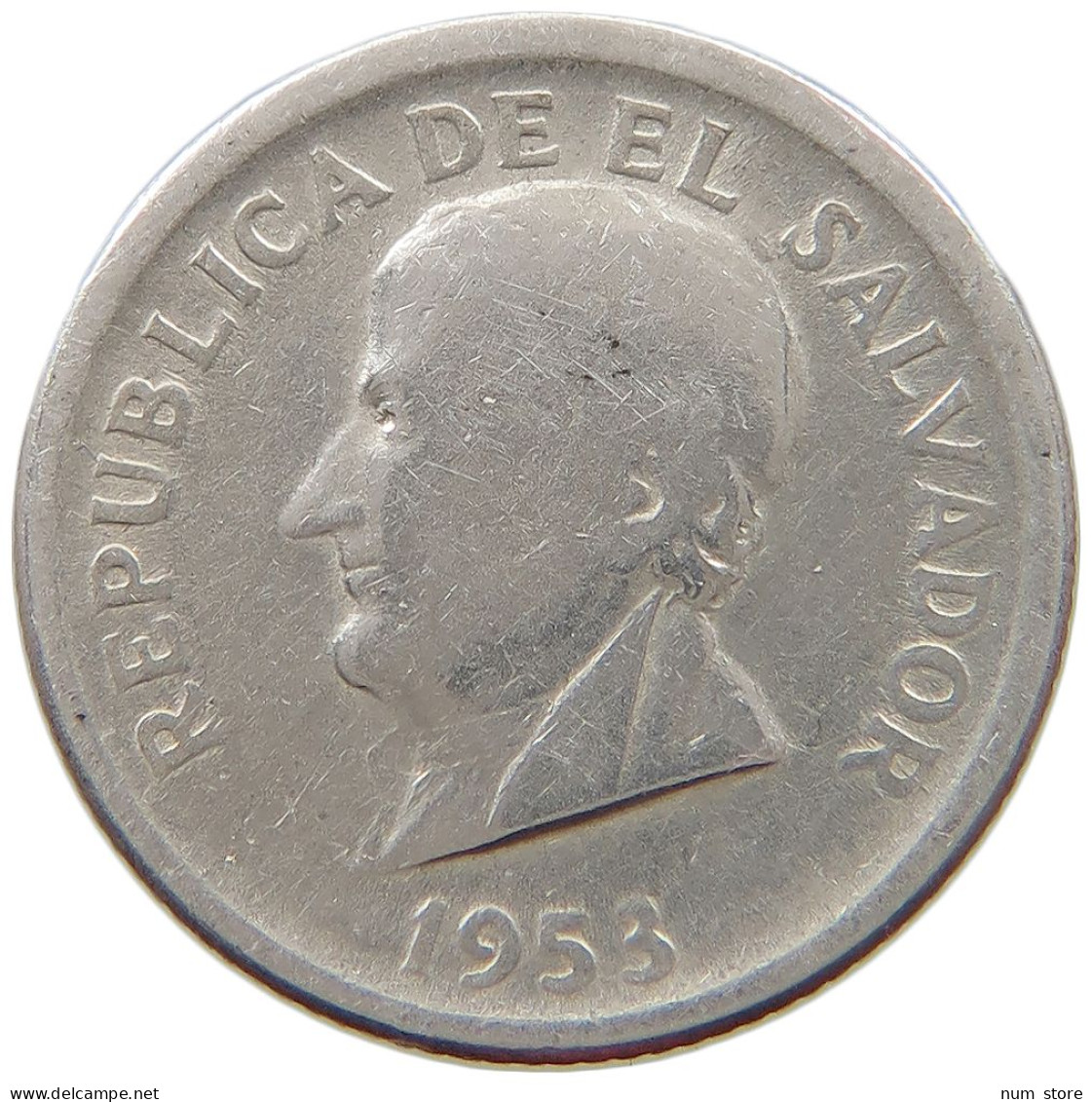 SALVADOR 25 CENTAVOS 1953  #s049 0641 - El Salvador