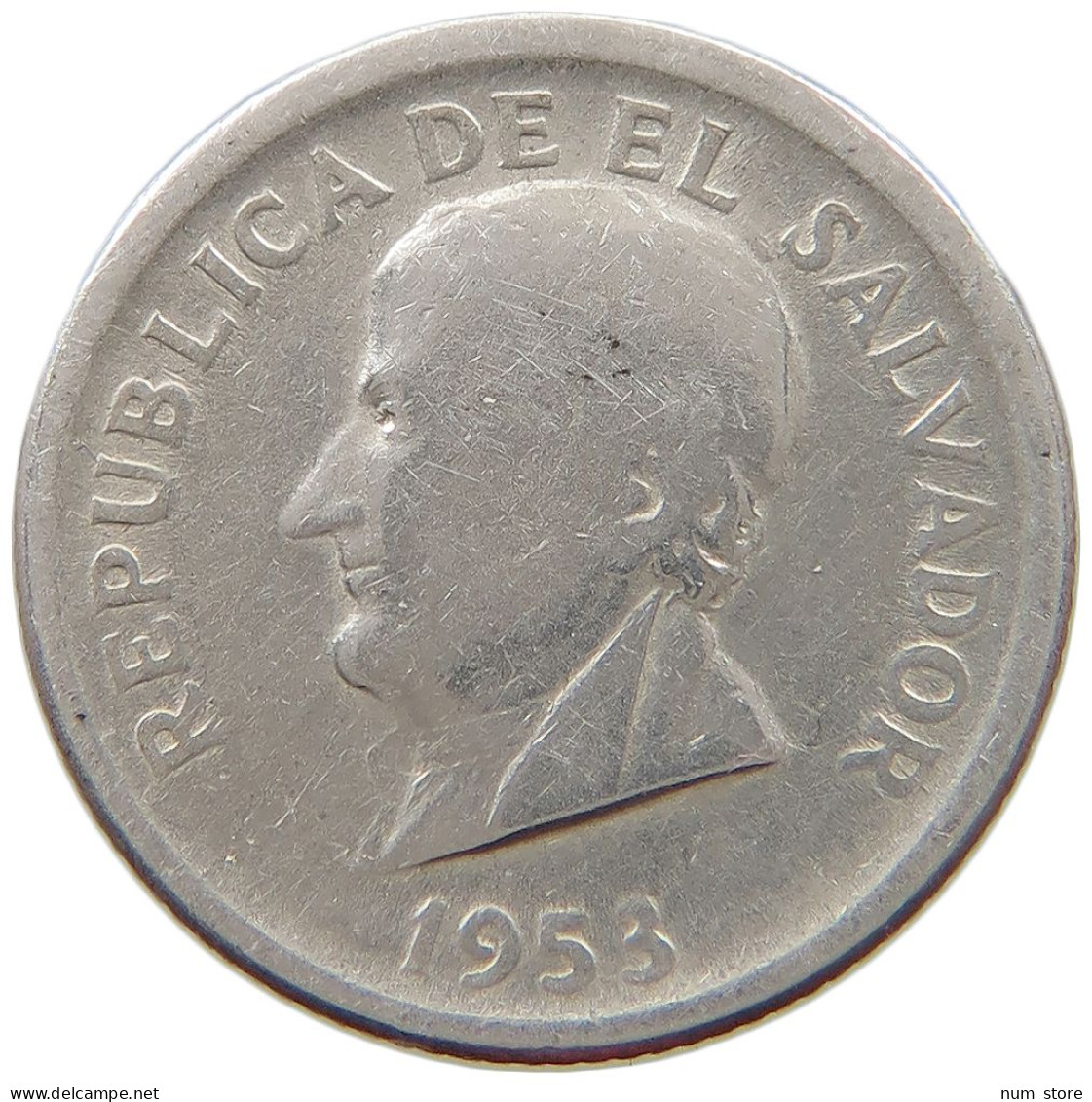 SALVADOR 25 CENTAVOS 1953  #s049 0641 - Salvador