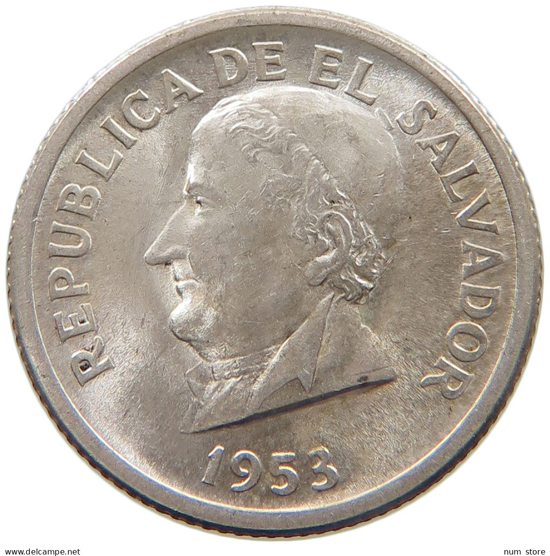 SALVADOR 25 CENTAVOS 1953  #c010 0449 - El Salvador