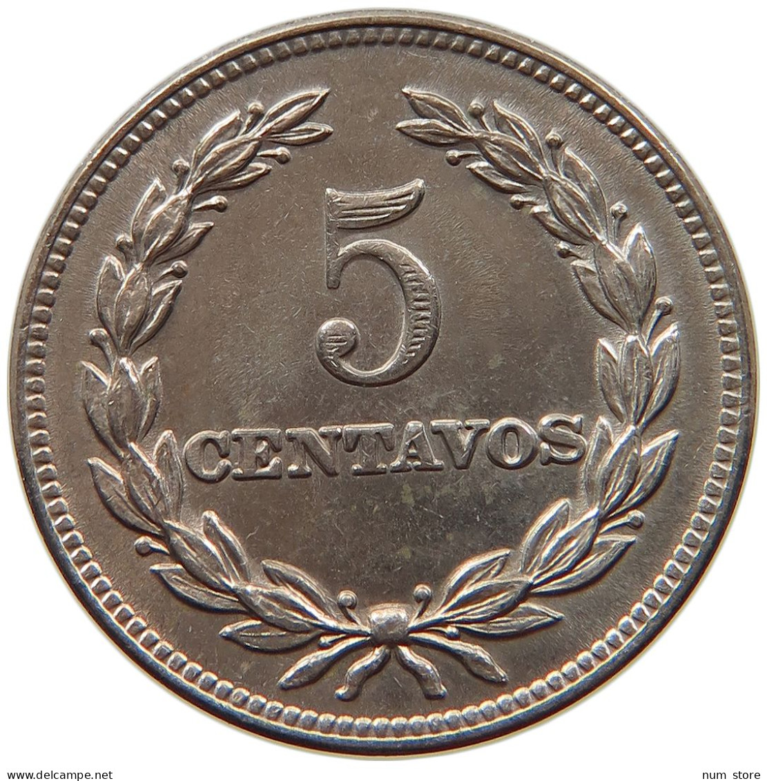 SALVADOR 5 CENTAVOS 1963  #s028 0129 - El Salvador