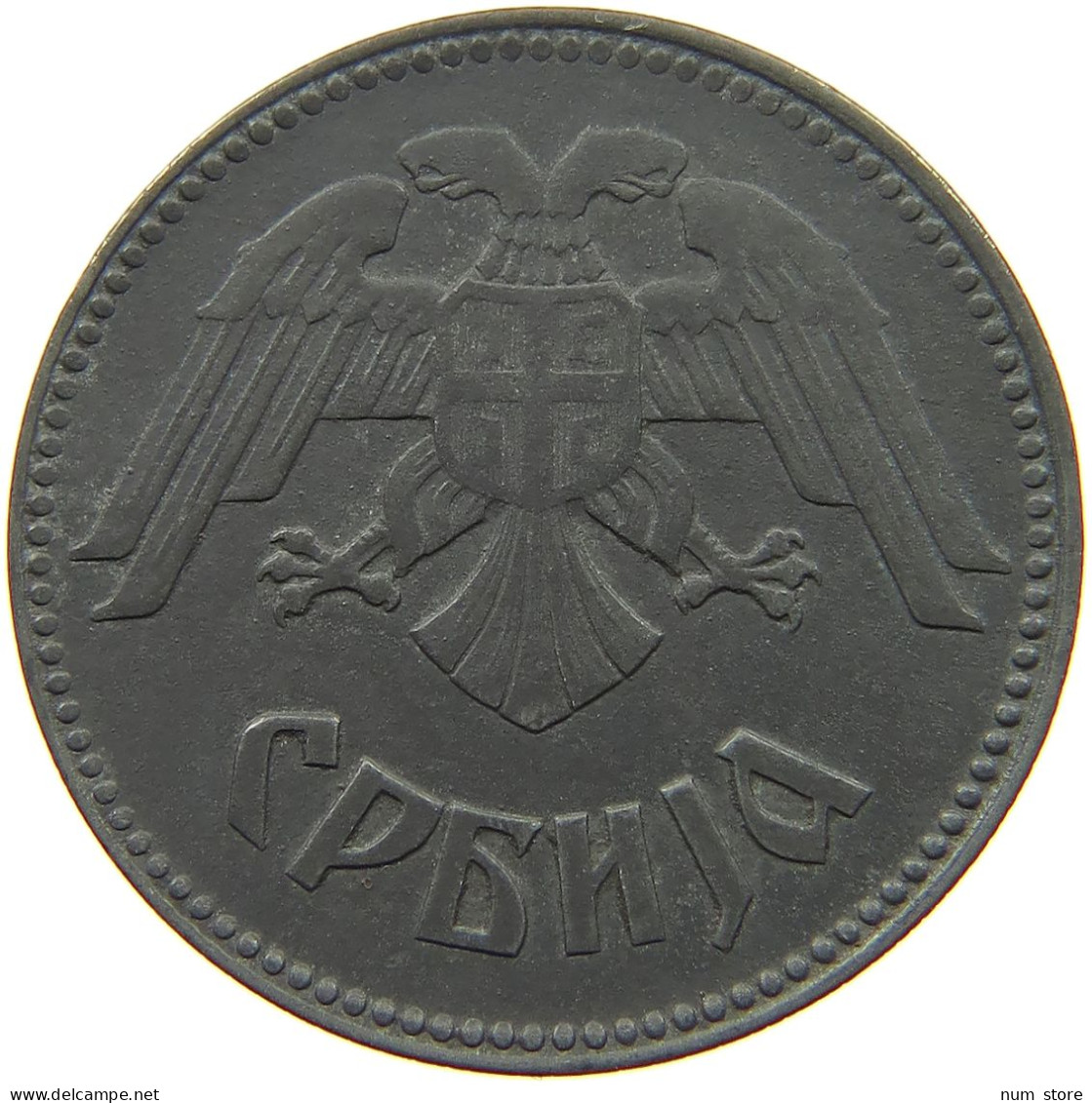 SERBIA 10 DINARA 1943  #s042 0249 - Serbie