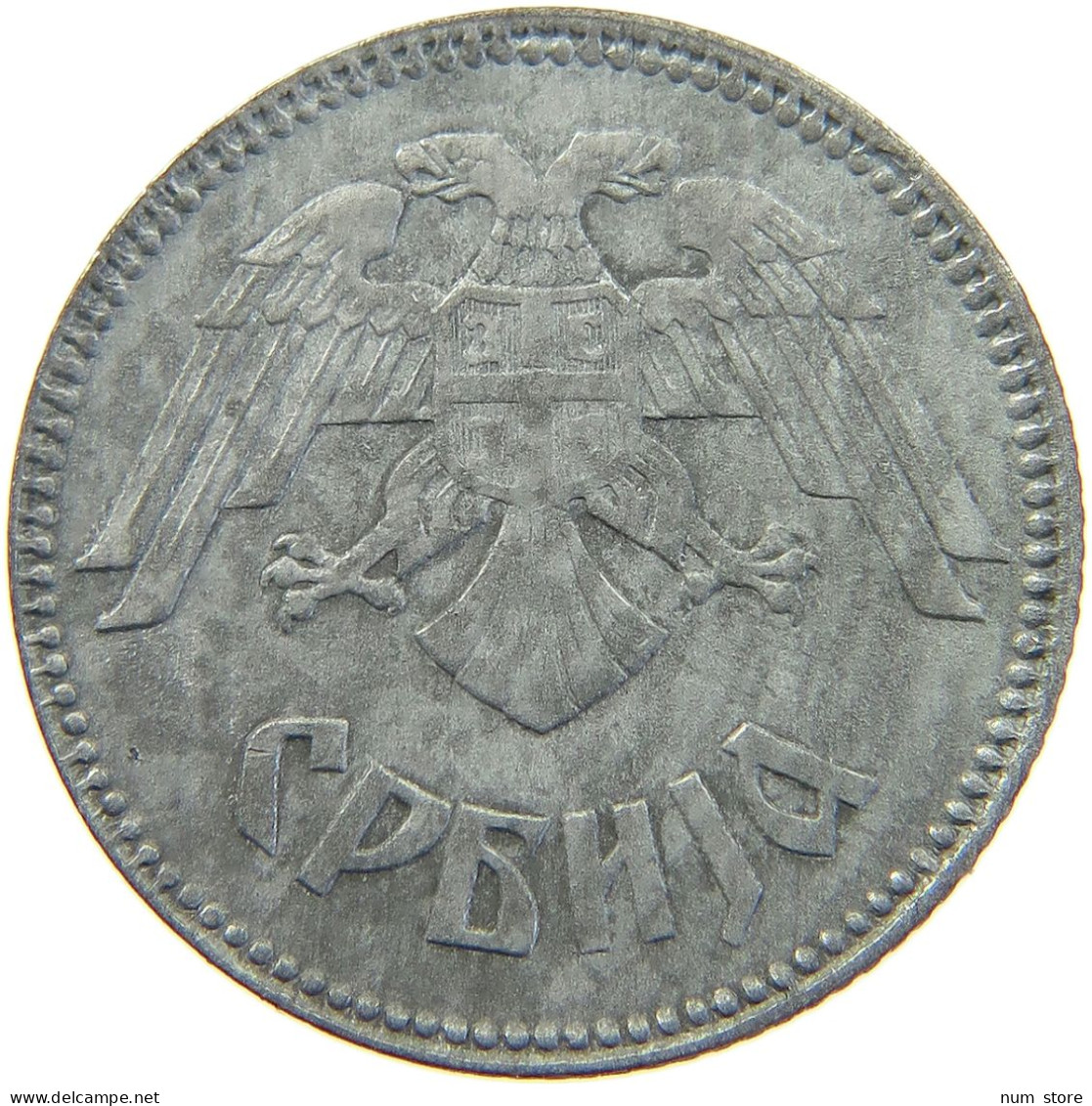 SERBIA 10 DINARA 1943  #a049 0499 - Serbien