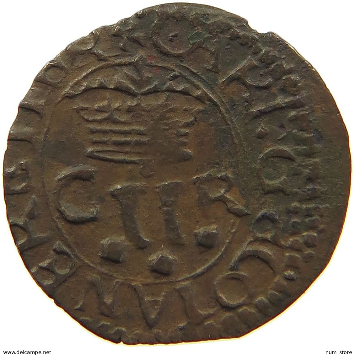 SCOTLAND TURNER 2 PENCE 1625-1649 CHARLES I. (1625-1649) #t006 0129 - Schots