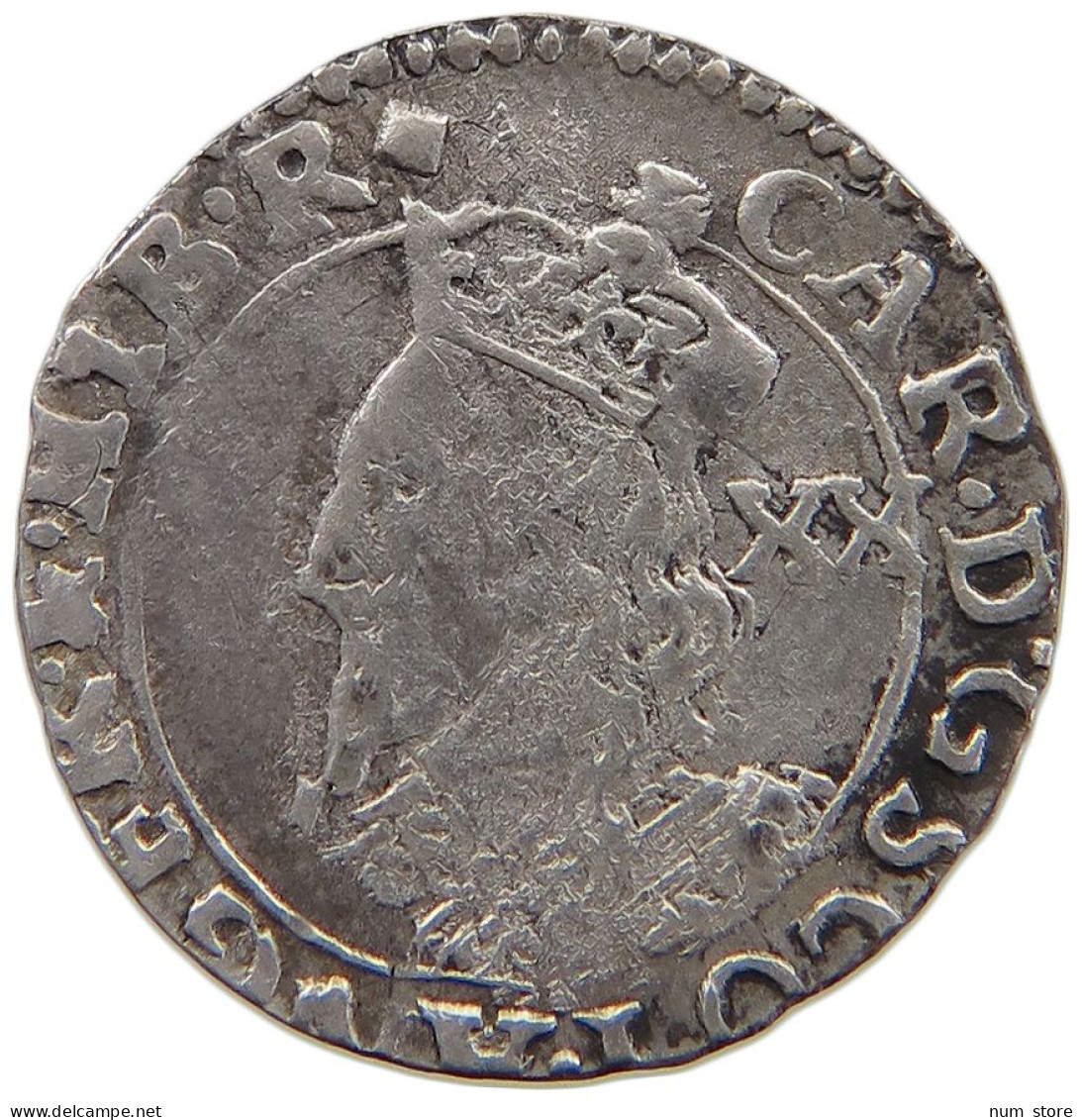 SCOTLAND 20 PENCE 1625-1649 CHARLES I. 1625-1649 #t002 0281 - Scottish