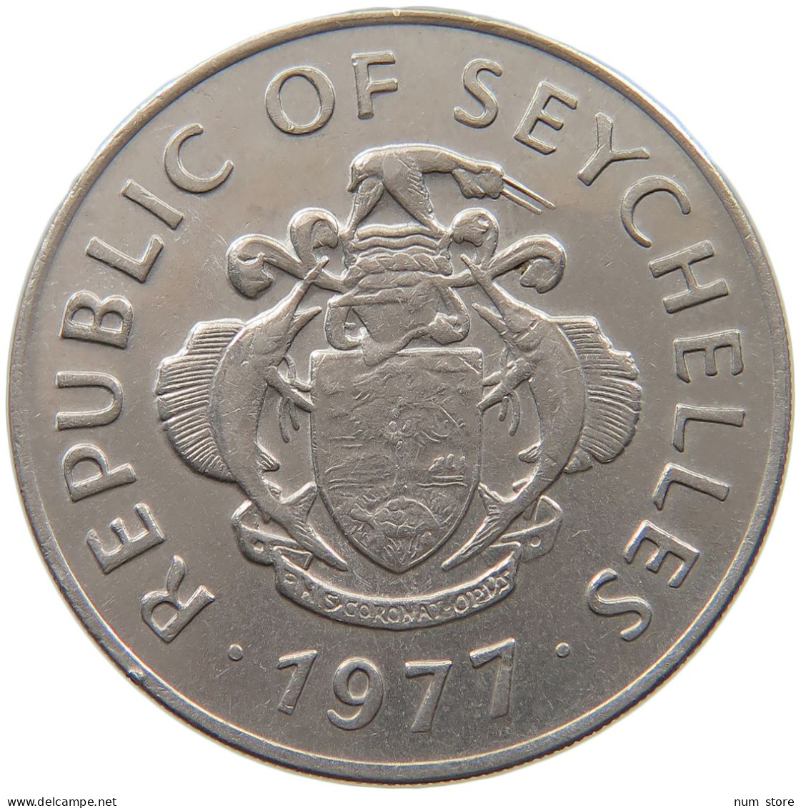 SEYCHELLES RUPEE 1977  #s061 0117 - Seychelles