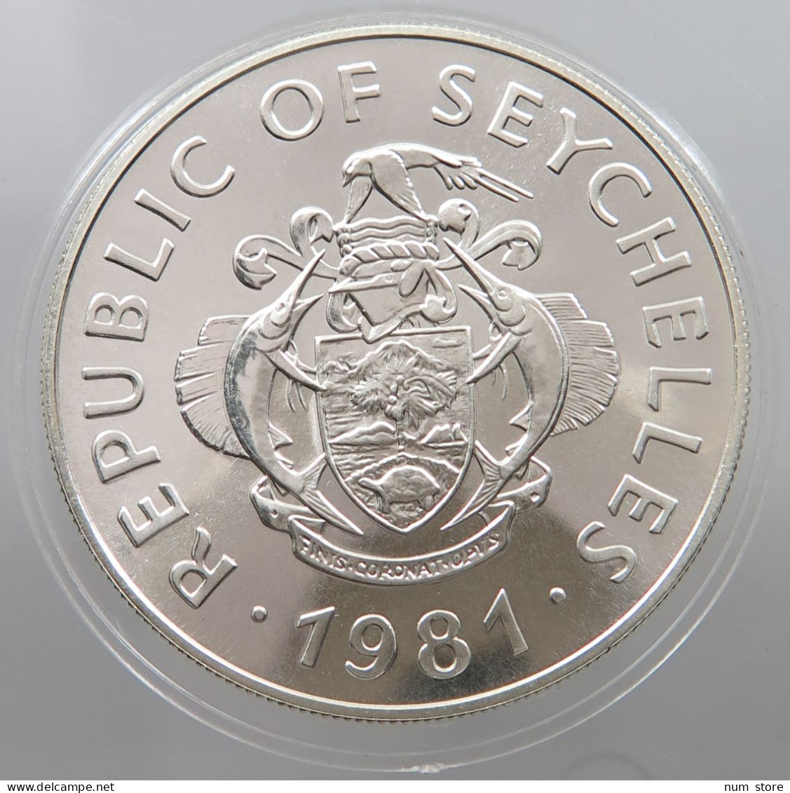 SEYCHELLES 100 RUPEES 1981  #alb064 0273 - Seychelles