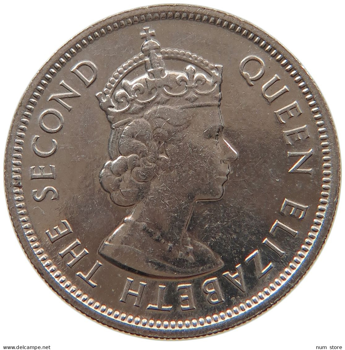 SEYCHELLES 1/2 RUPEE 1974 Elizabeth II. (1952-2022) #s028 0105 - Seychellen