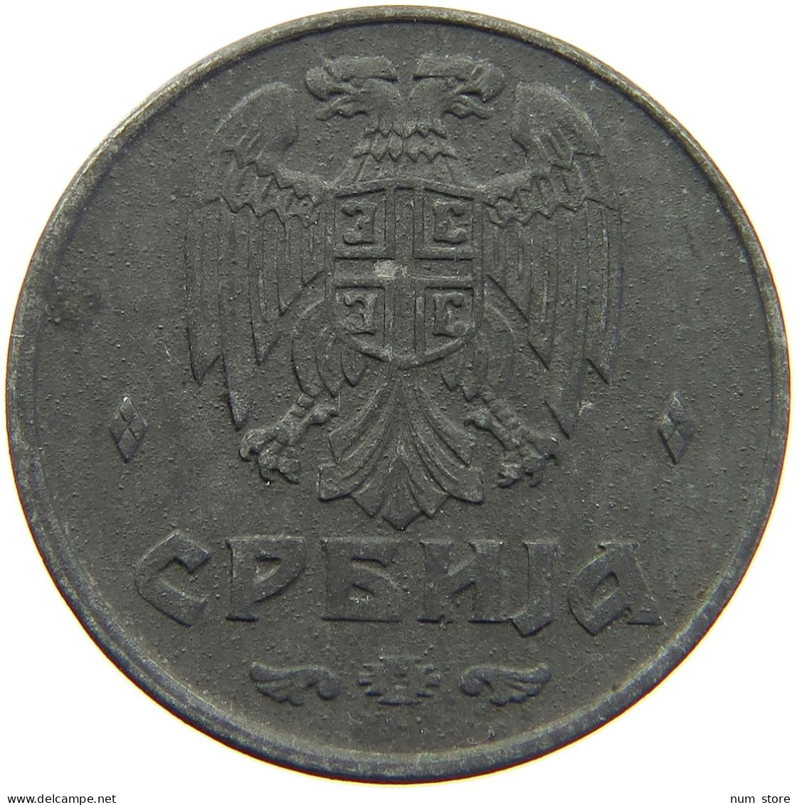 SERBIA DINAR 1942  #c014 0019 - Serbia