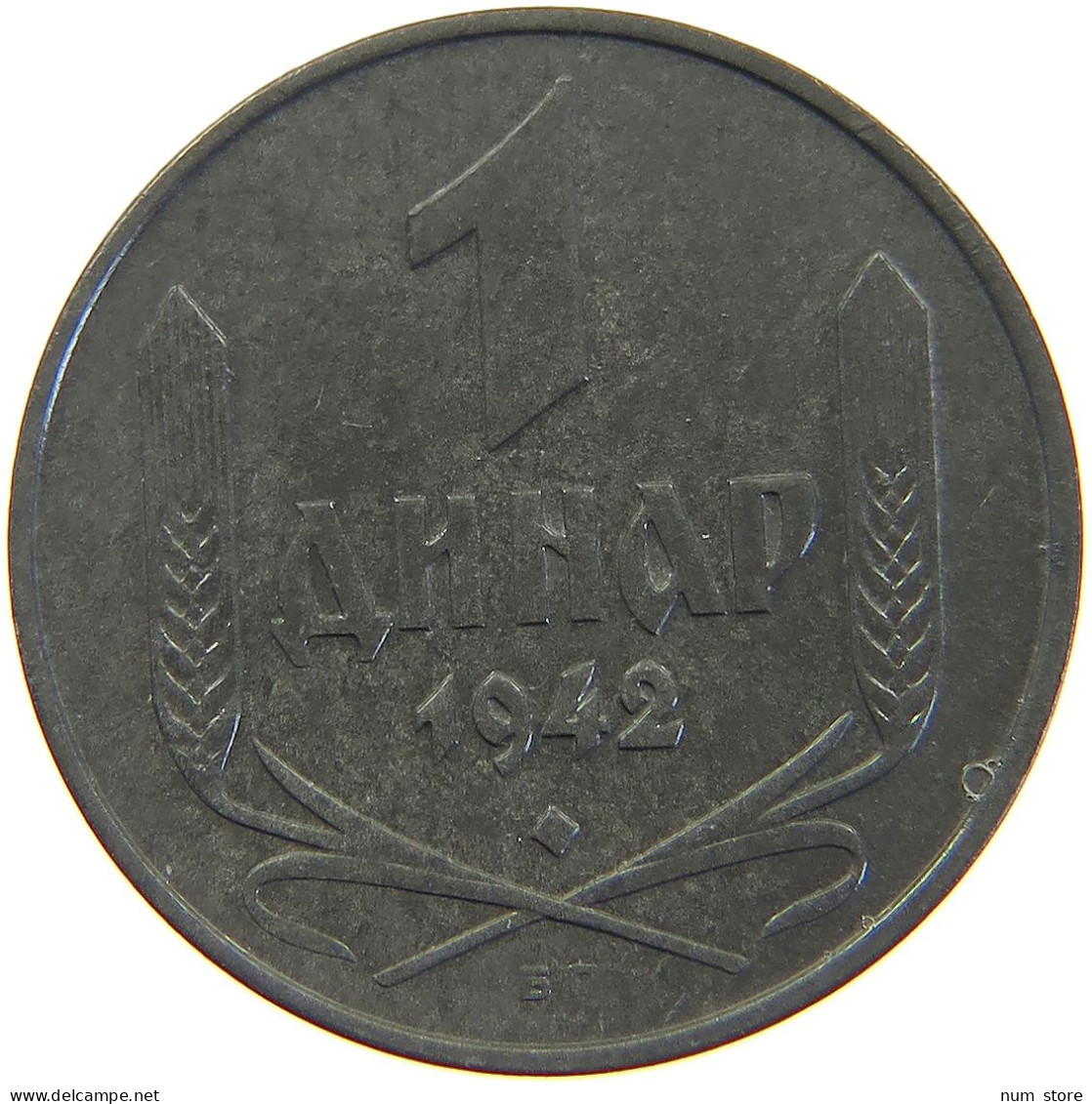 SERBIA DINAR 1942  #c041 0273 - Servië