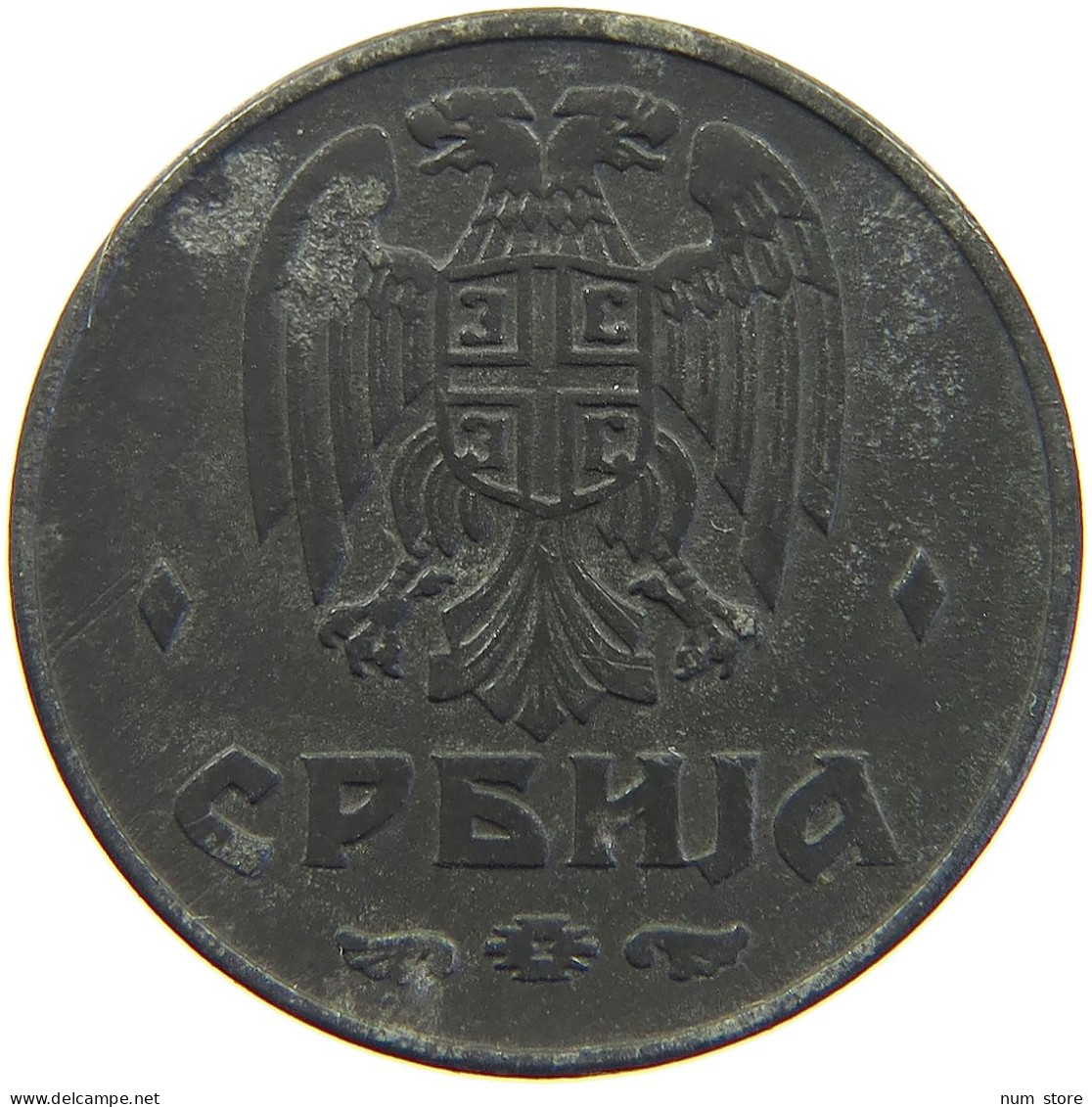 SERBIA DINAR 1942  #c019 0545 - Serbie