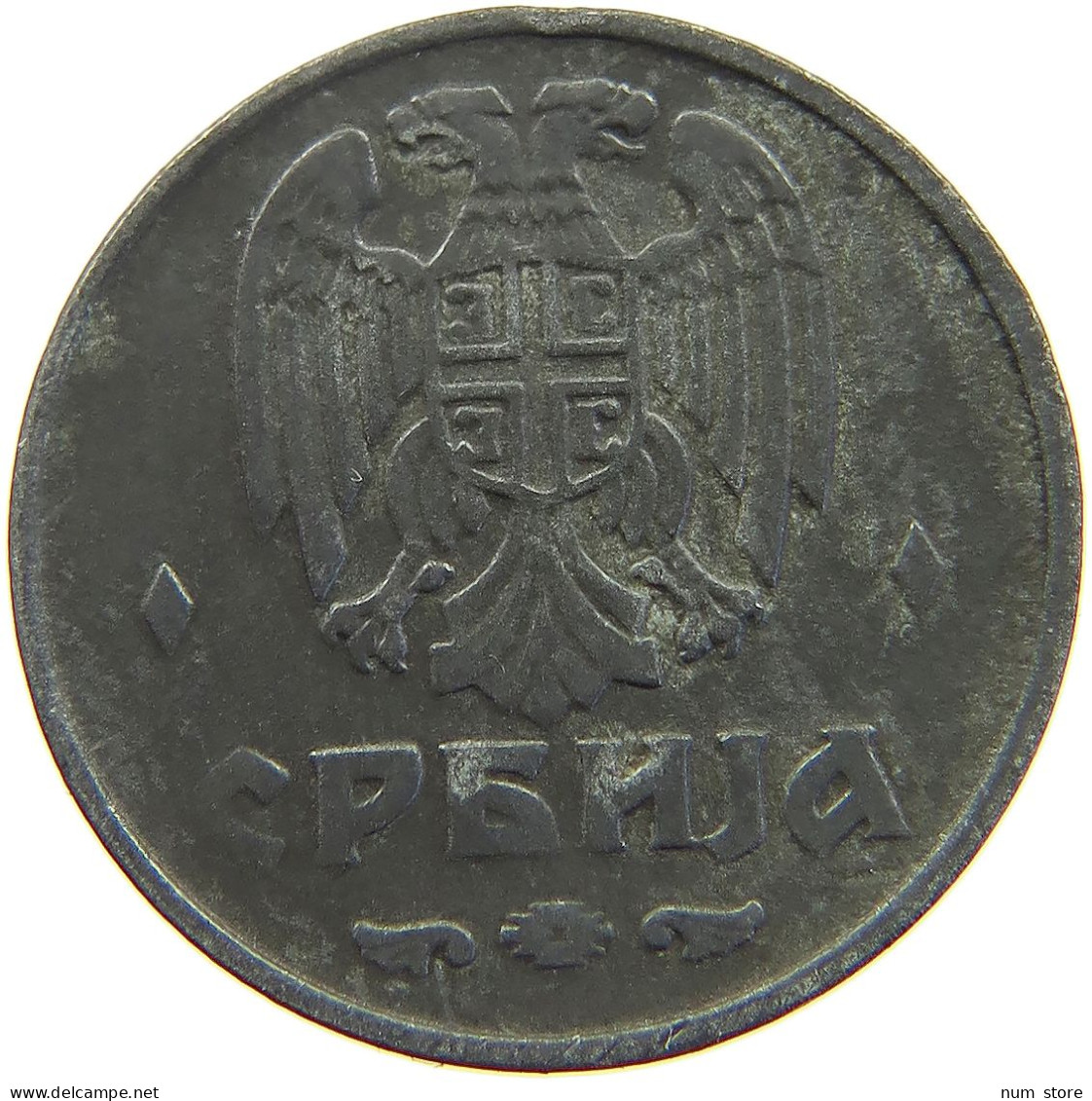 SERBIA DINAR 1942  #a006 0685 - Serbie