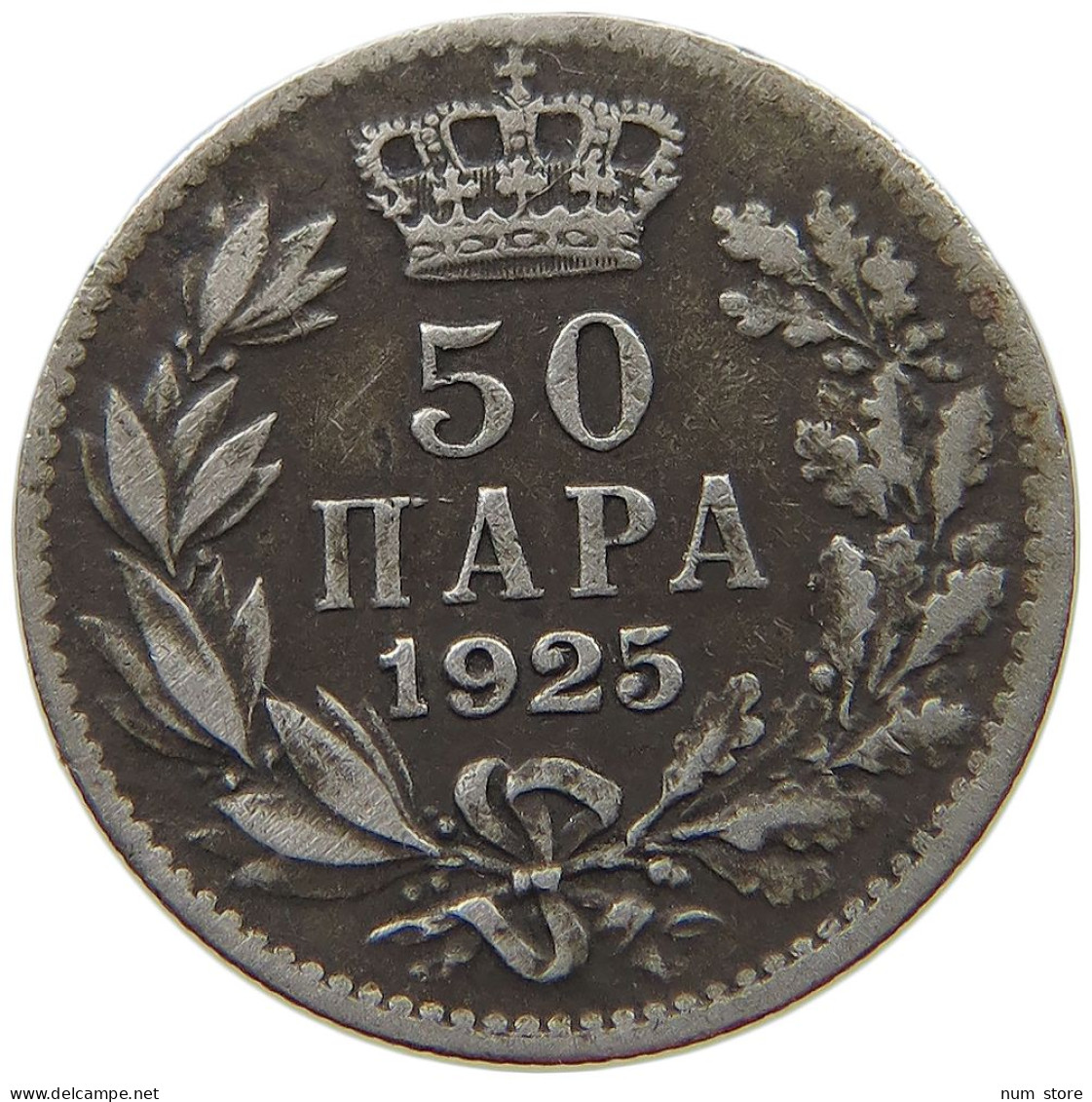 SERBIA 50 PARA 1925 Alexander I. 1921 - 1934 #s073 0089 - Serbia